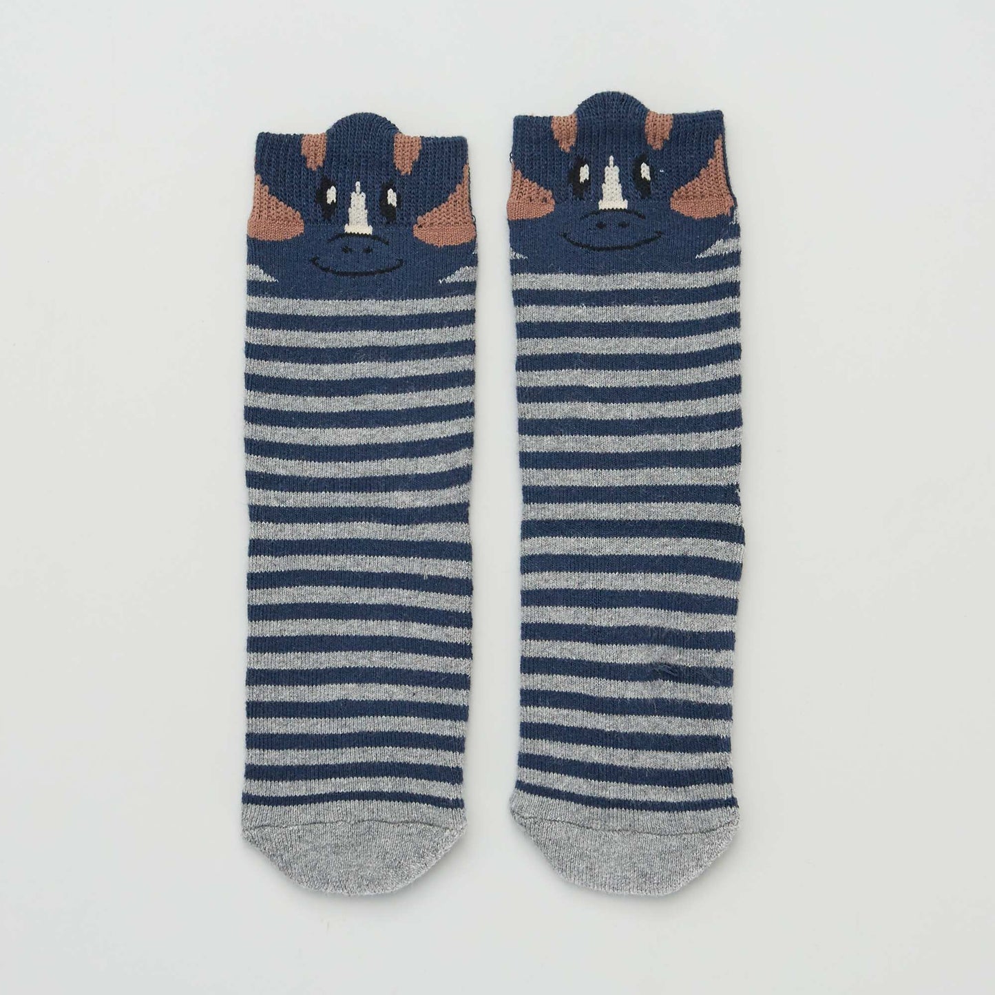 Lot de 2 paires de chaussettes 'dinosaures' Bleu