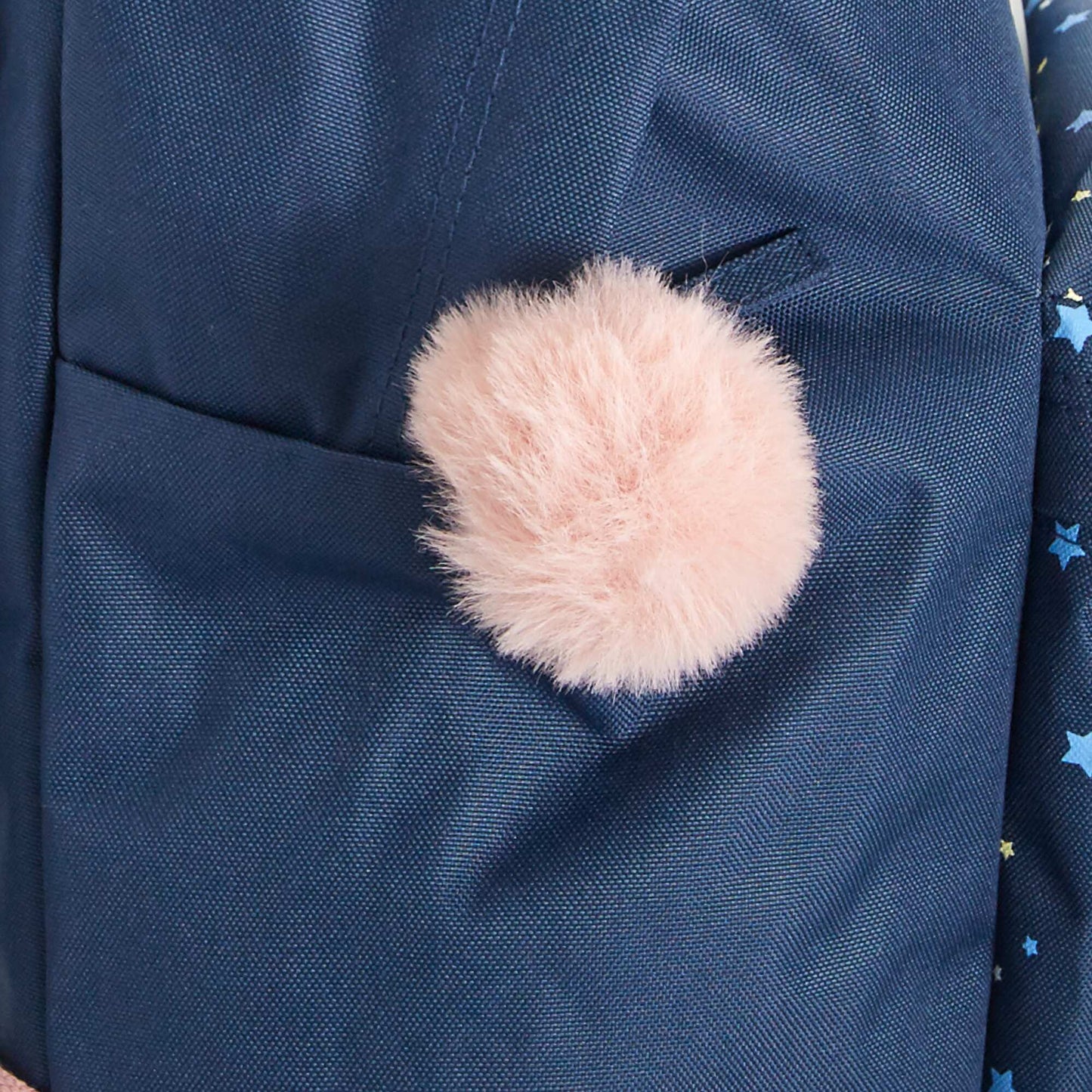 Sac en toile licorne d perlant Bleu