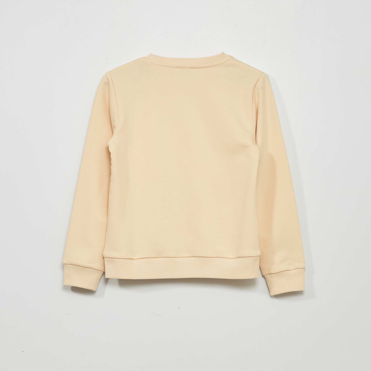 Sweat imprim fantaisie 'chien' Beige