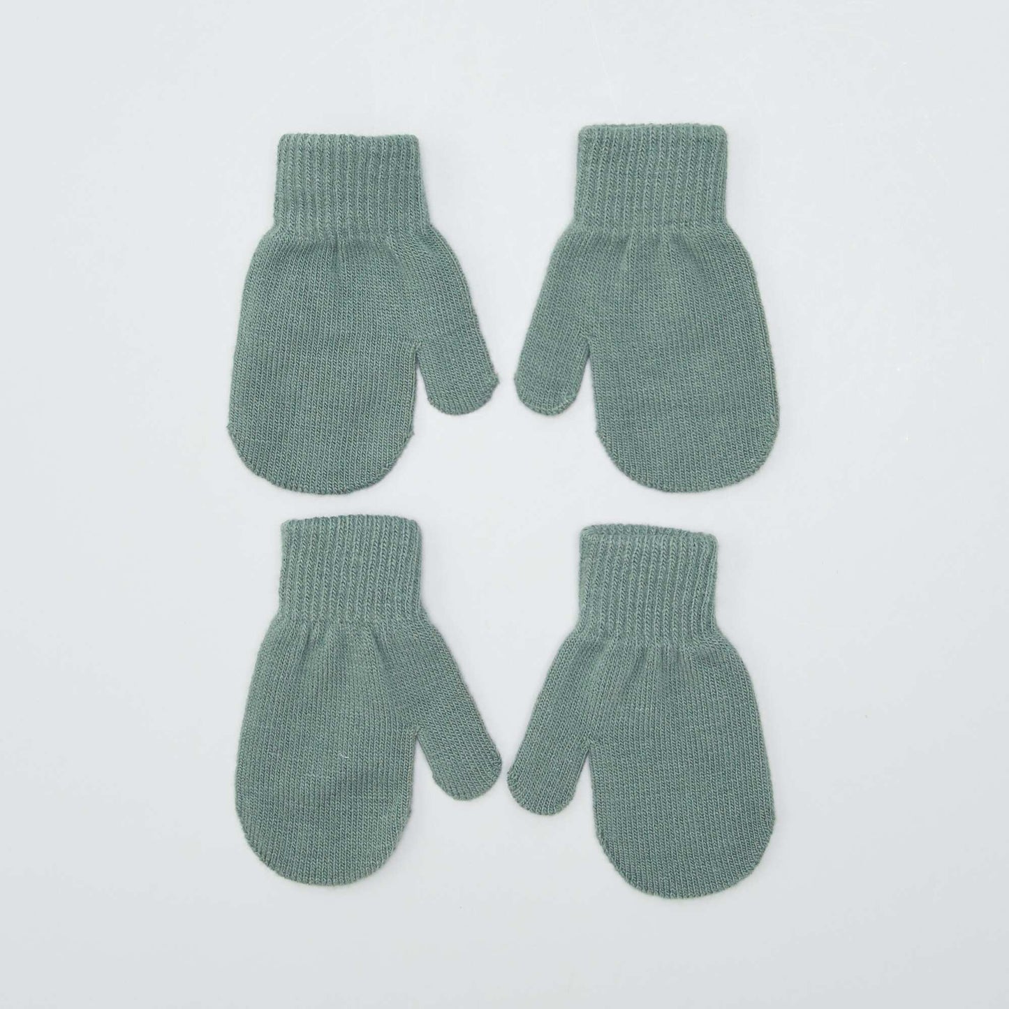 Lot de 2 paires de moufles Vert