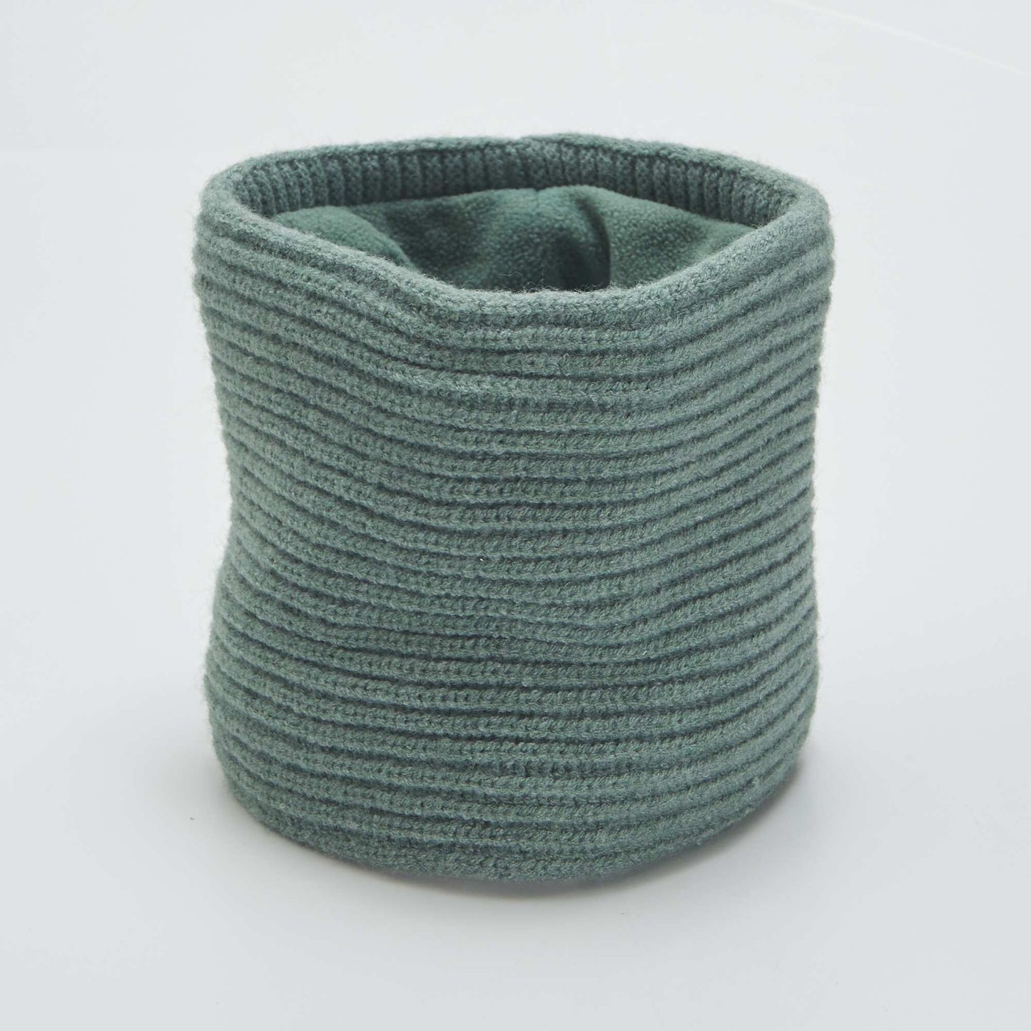 Snood en maille c tel e Vert