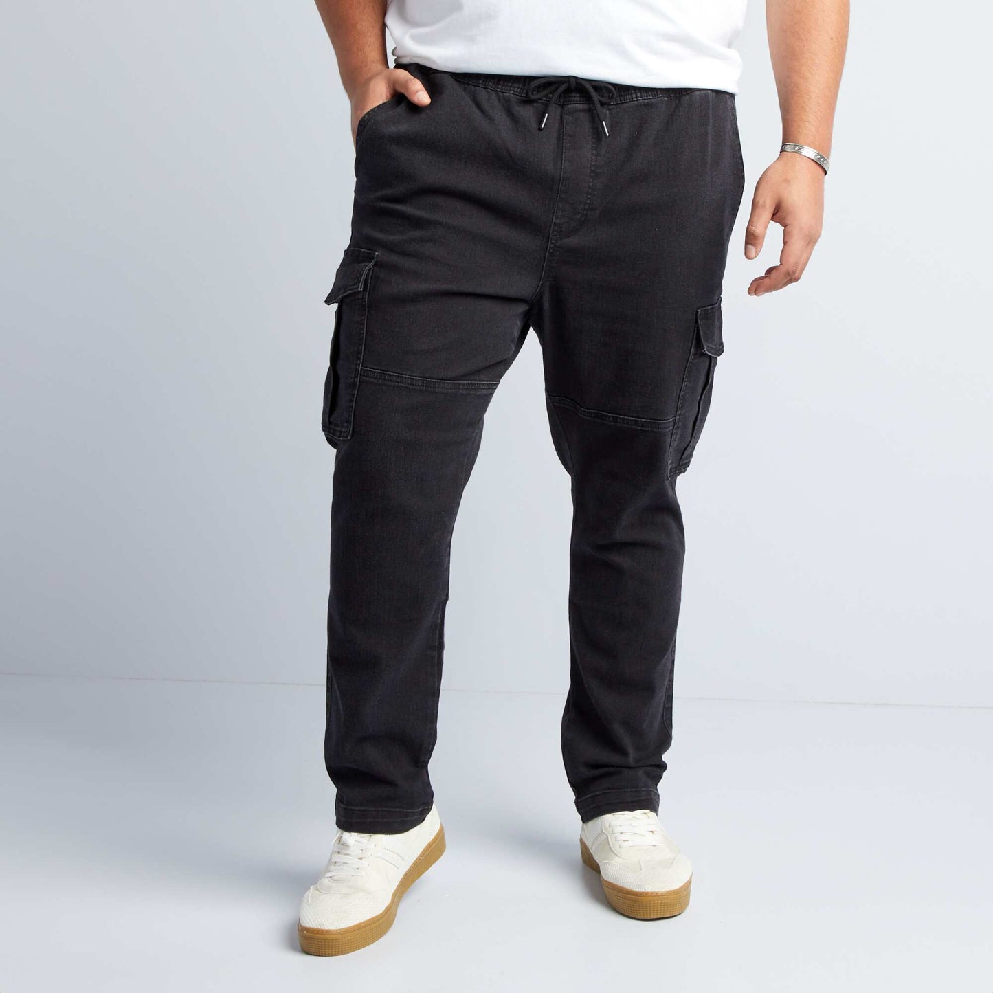 Pantalon stretch Noir