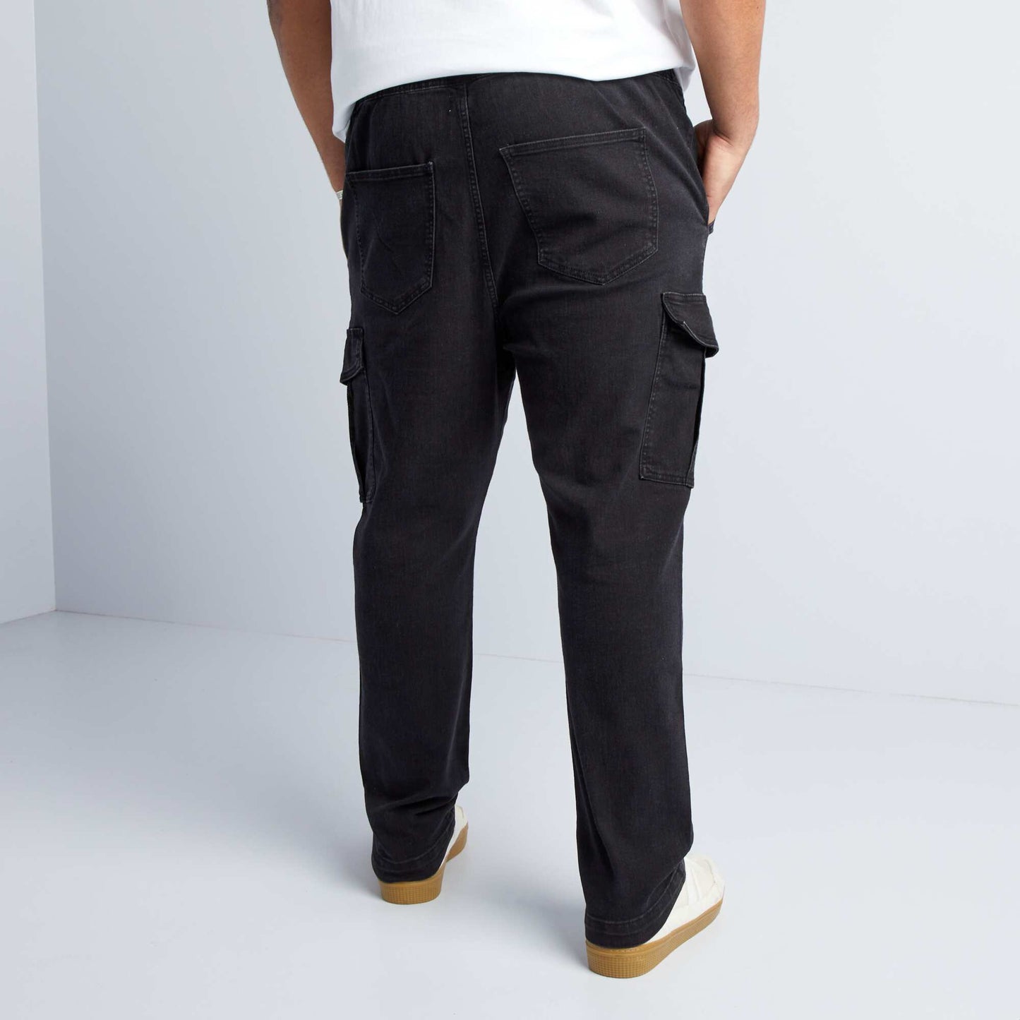 Pantalon stretch Noir