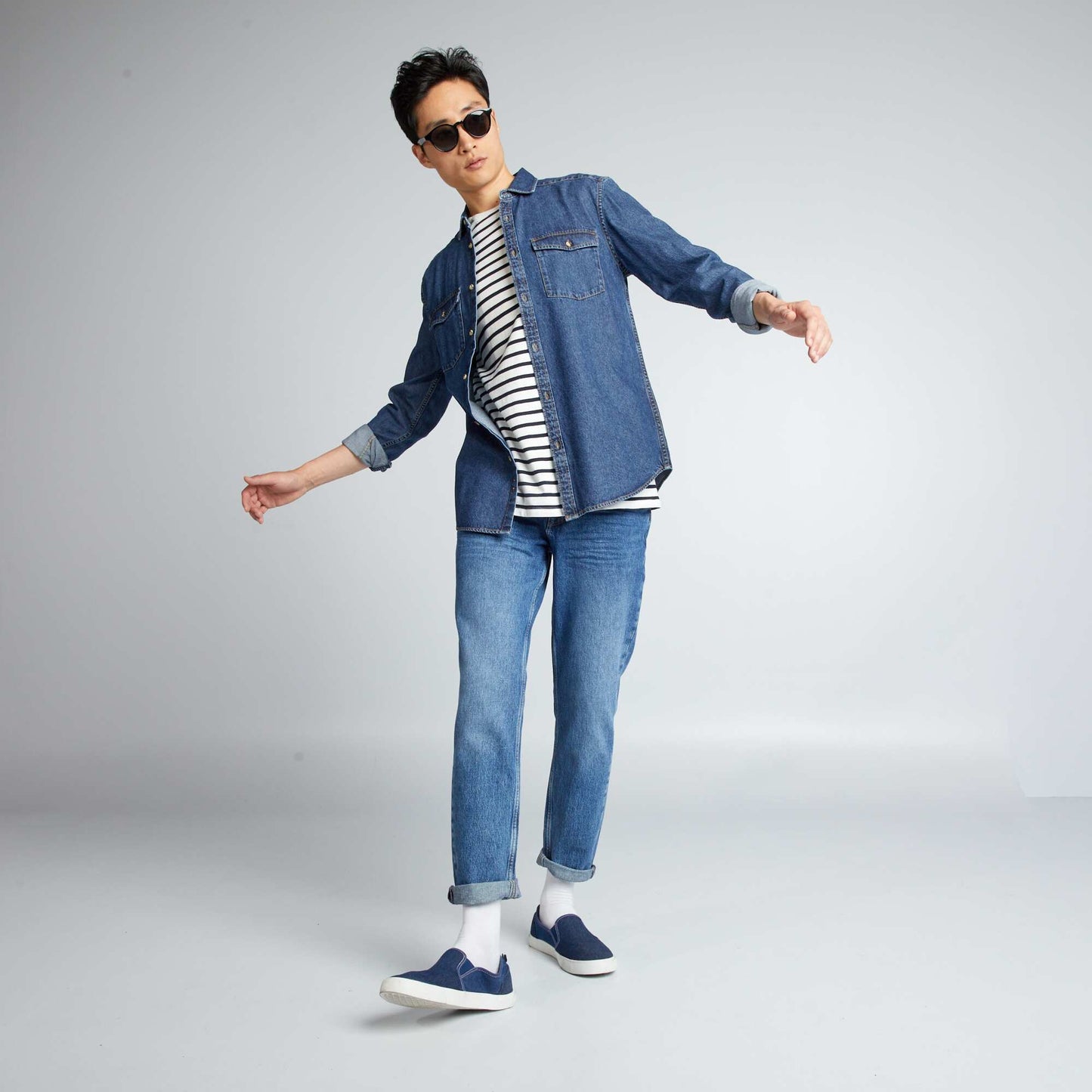 Jean large - L32 Stone