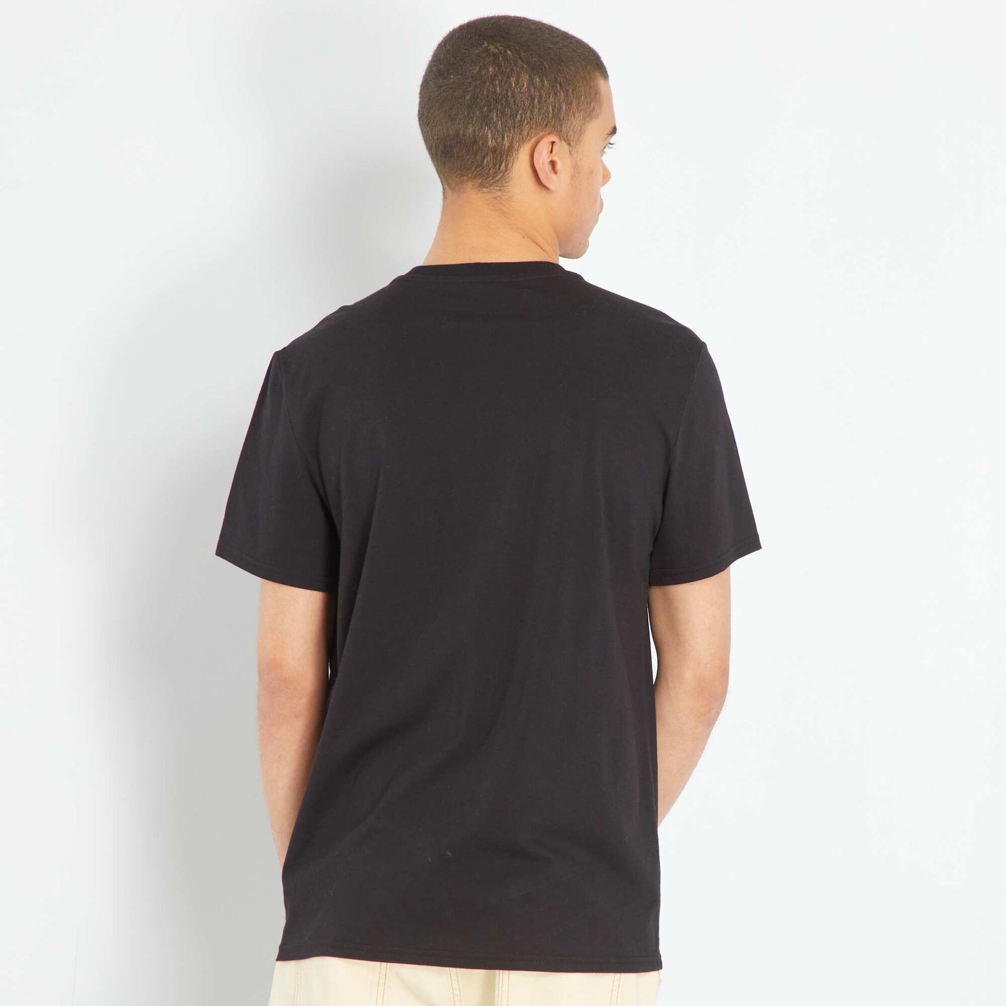 T-shirt en jersey avec imprim noir