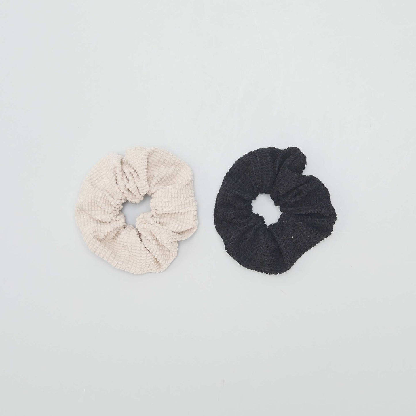 Lot de 2 chouchous Beige/noir