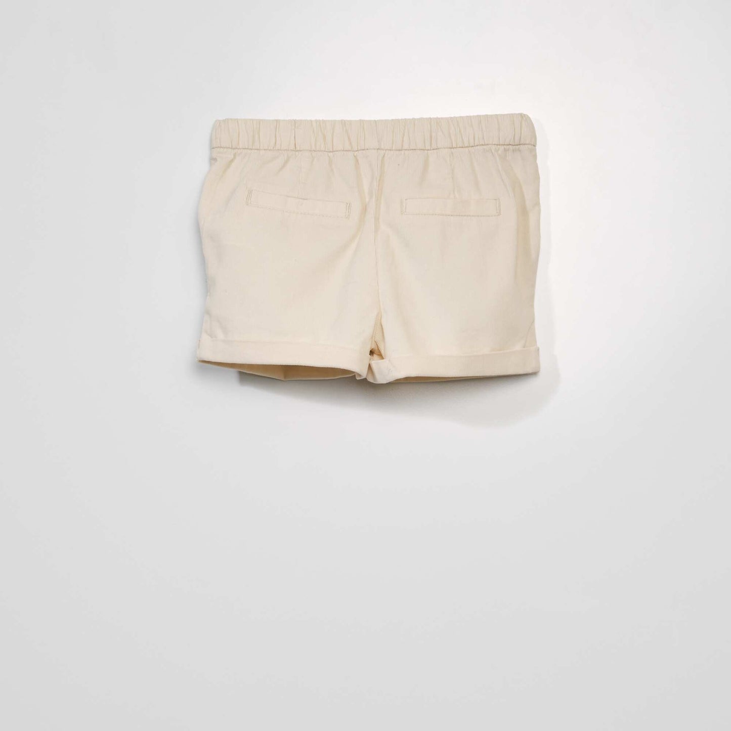 Short en velours c tel Ecru