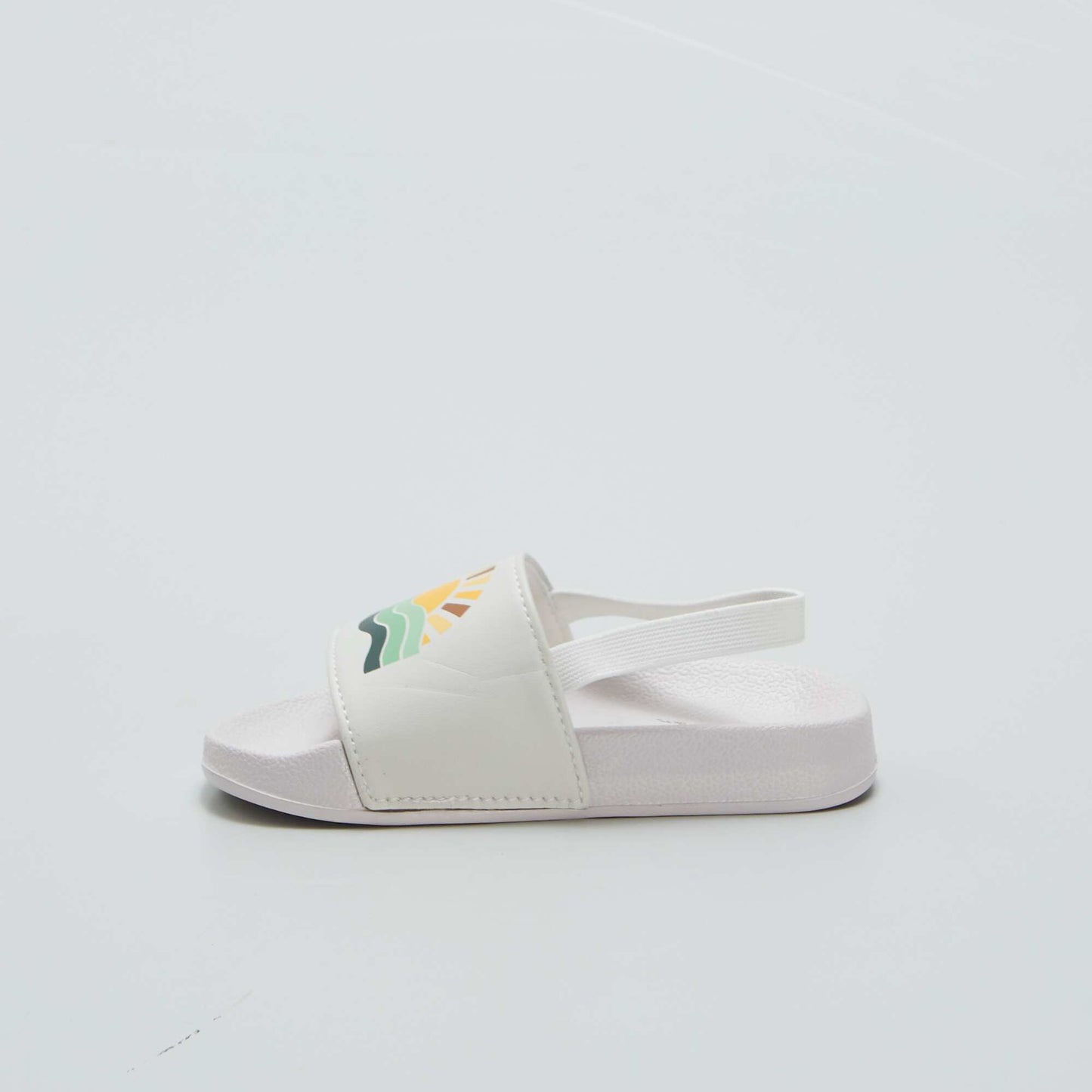 Mules de piscine lastiqu es Beige