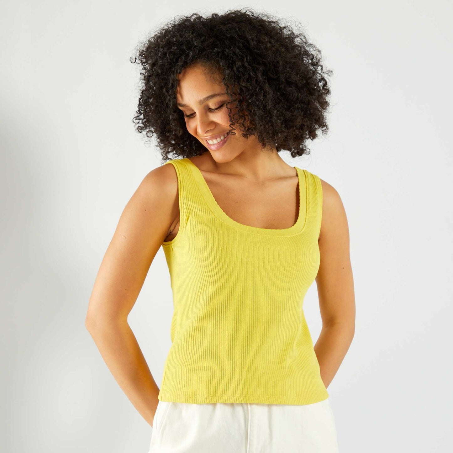 D bardeur en maille c tel e jaune