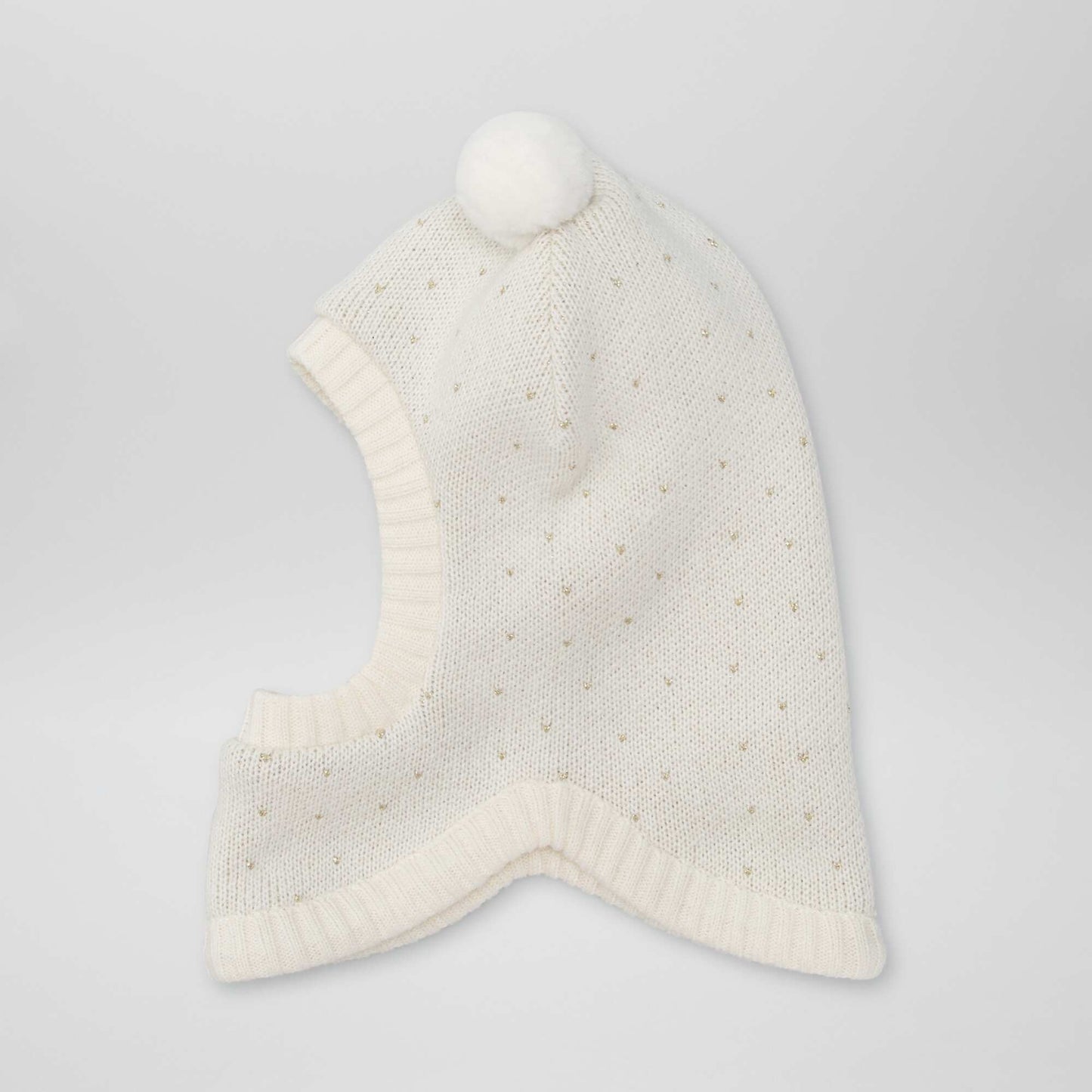 Cagoule en maille Beige