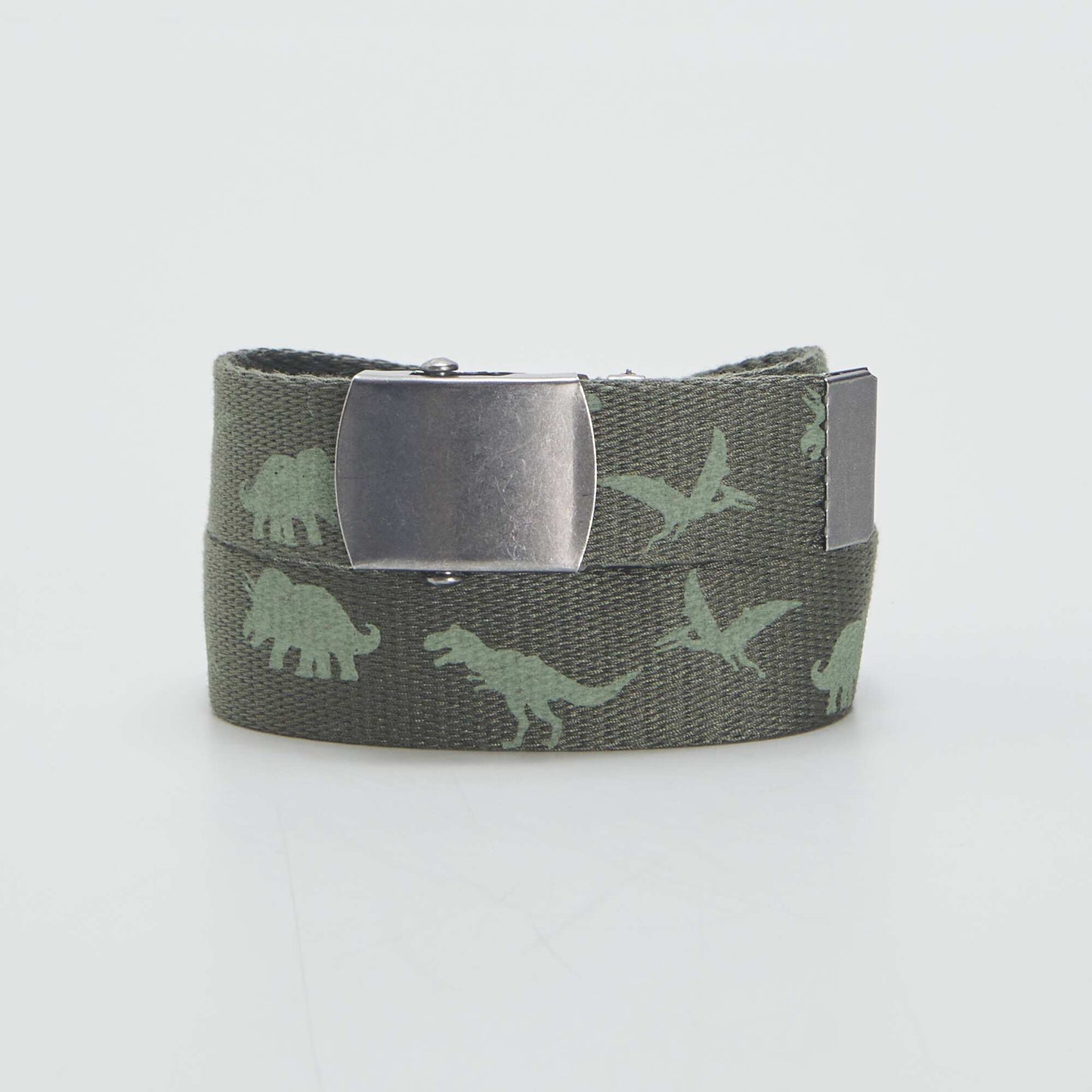 Ceinture avec motif 'dinosuare' Vert