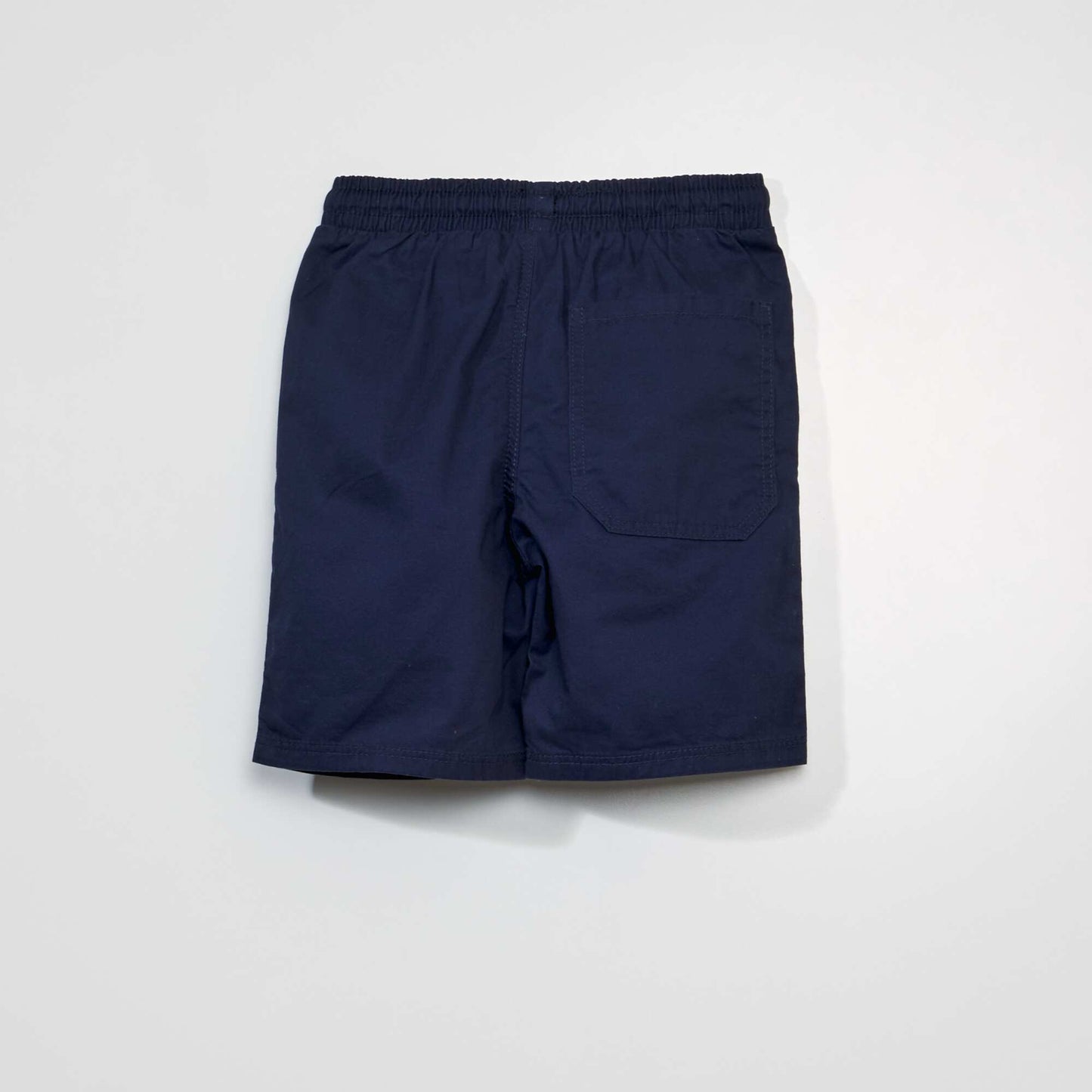 Short en twill uni Marine