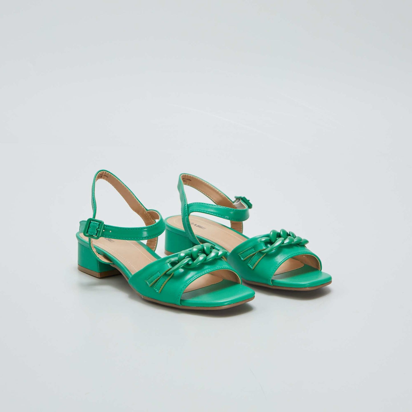 Sandales talon Vert