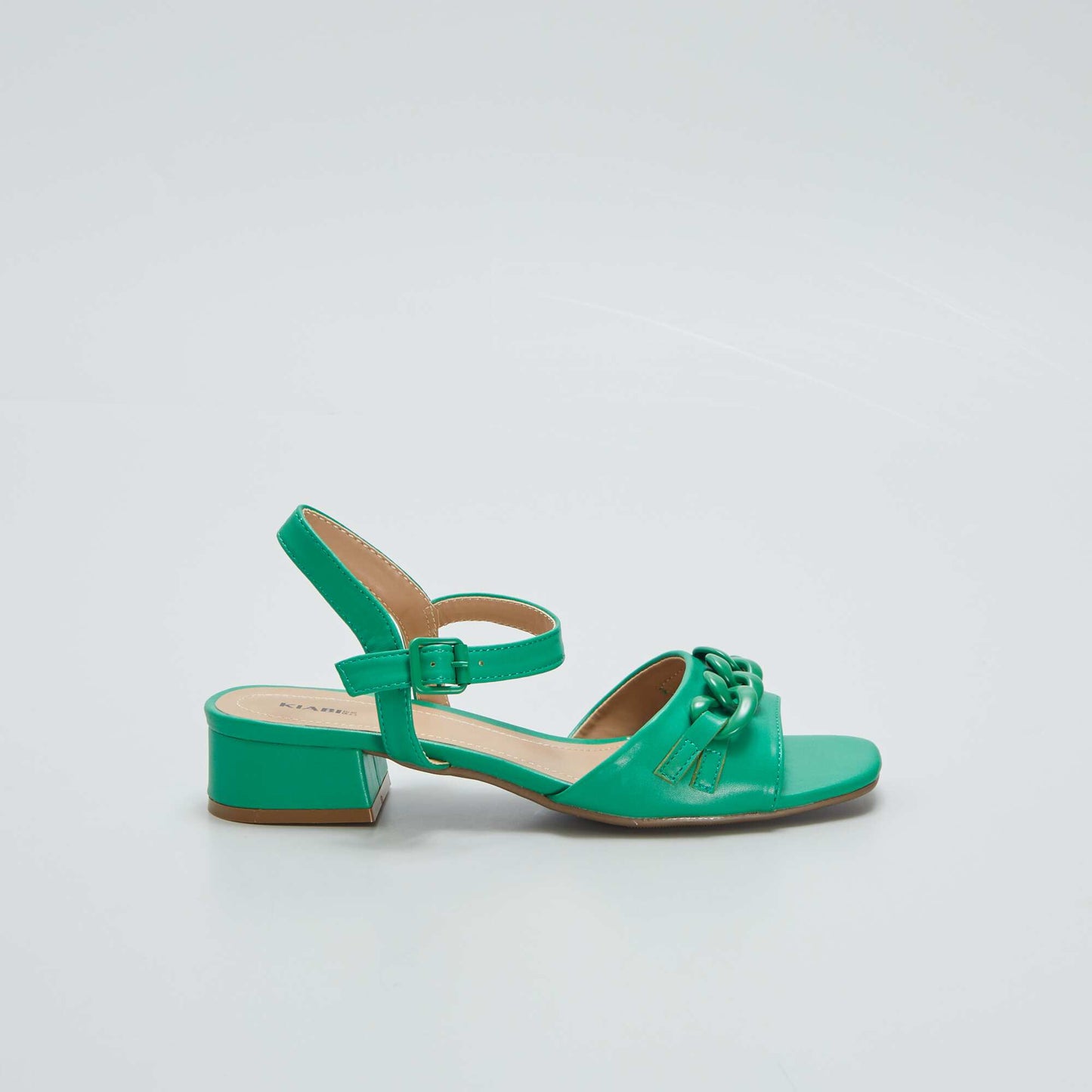 Sandales talon Vert