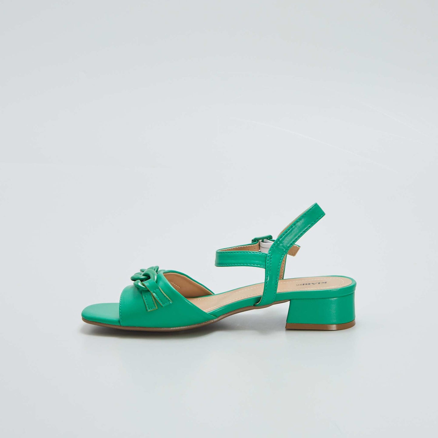 Sandales talon Vert