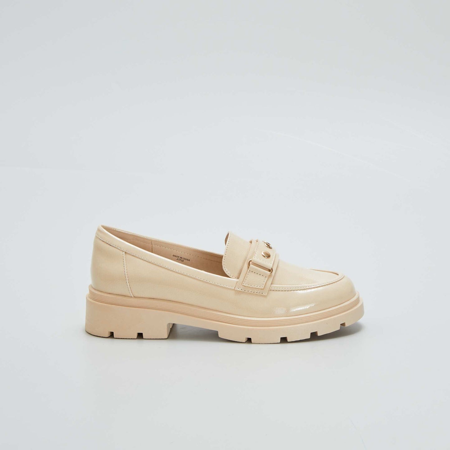 Mocassins semelles compens es Beige