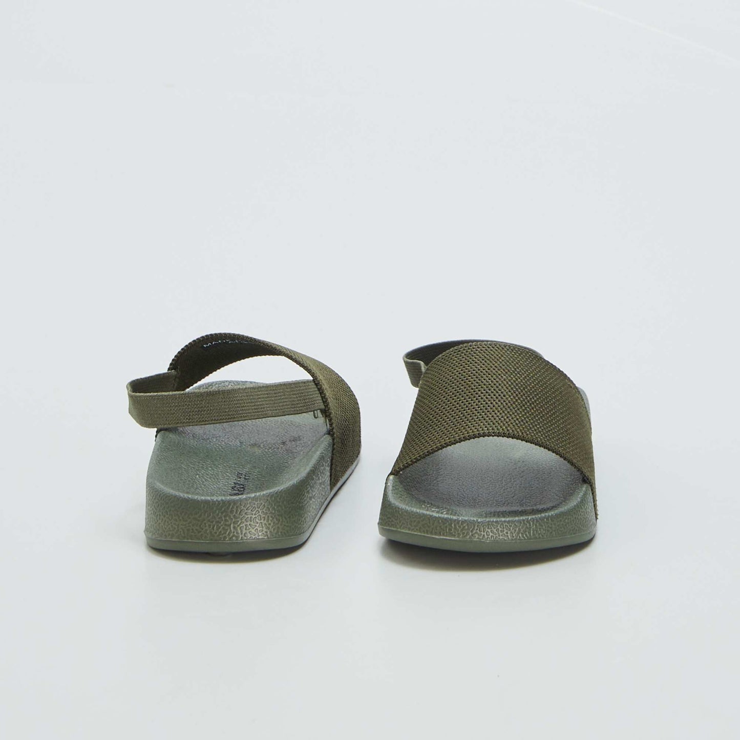 Mules de plage Kaki