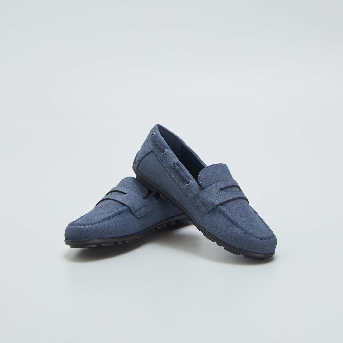 Mocassins en su dine Bleu