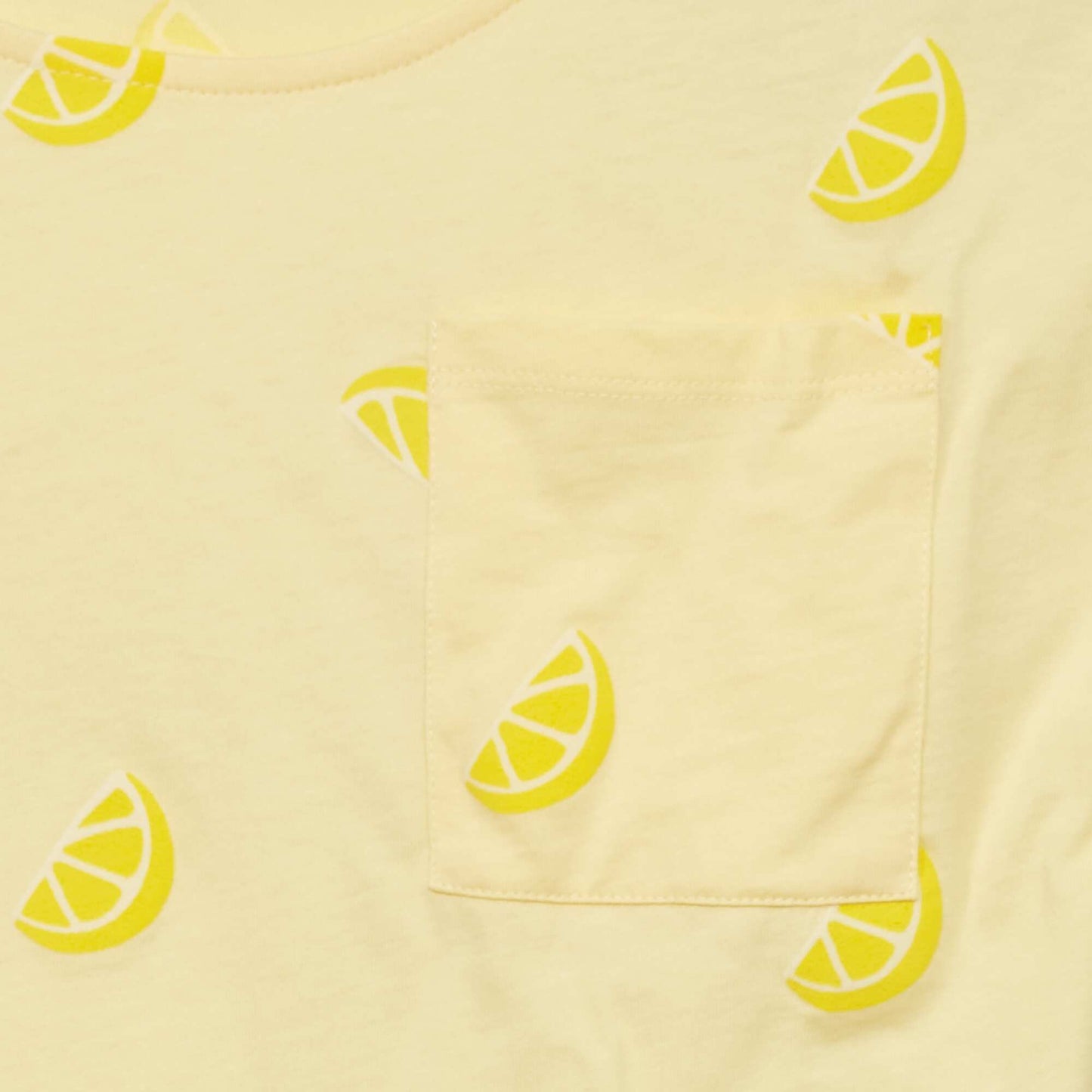 T-shirt en jersey avec imprim Jaune