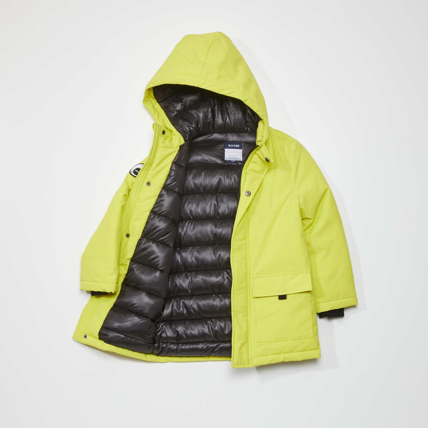 Parka capuche - Toujours + de chaleur Jaune