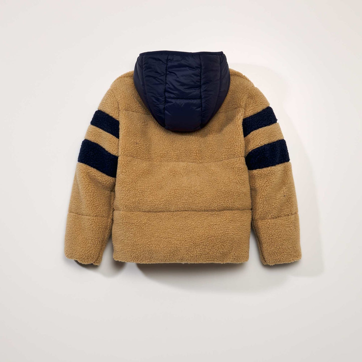 Doudoune bi-mati re avec sherpa Beige