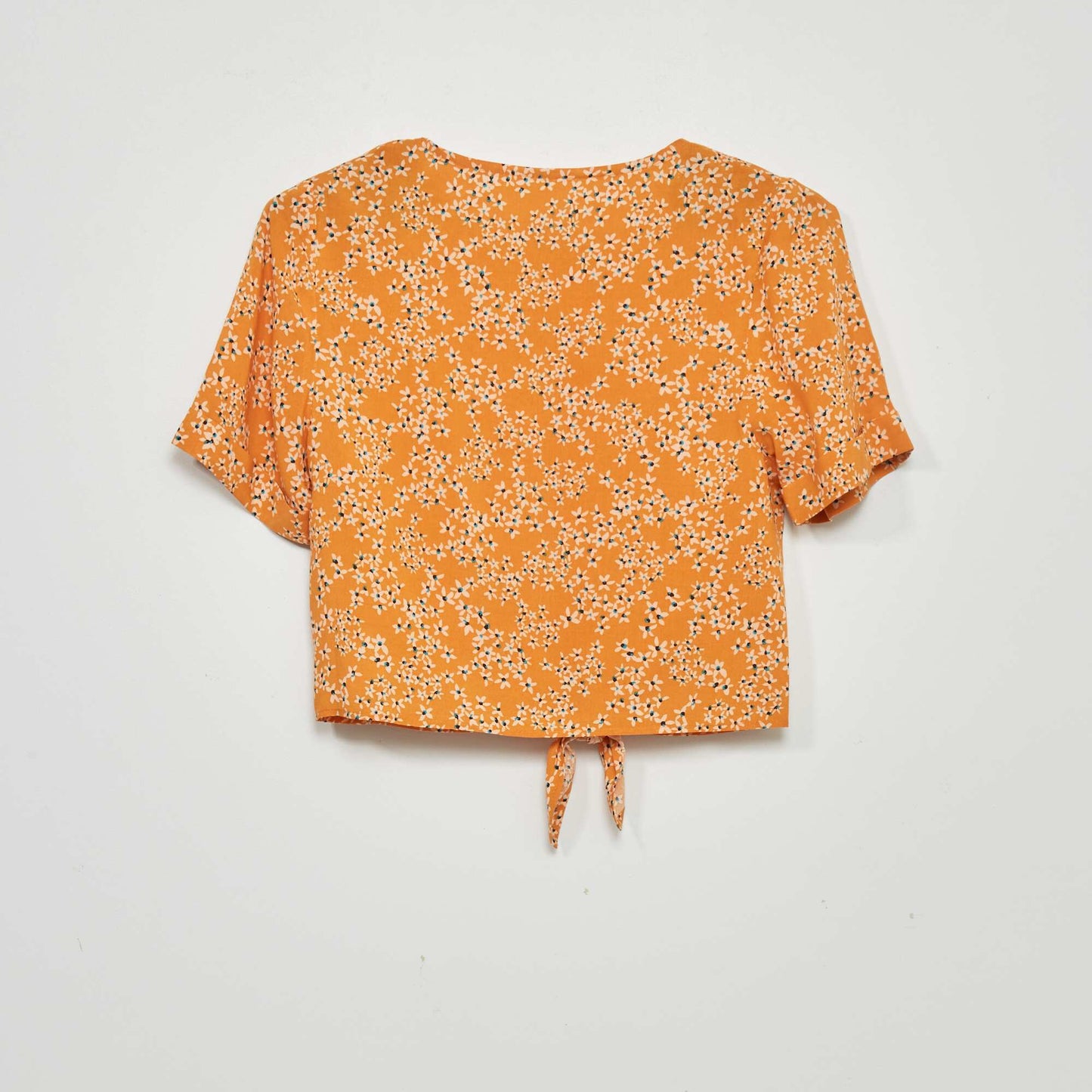 Blouse nouer devant Jaune