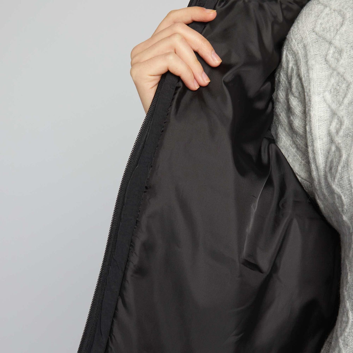 Doudoune matelass e sans manches noir