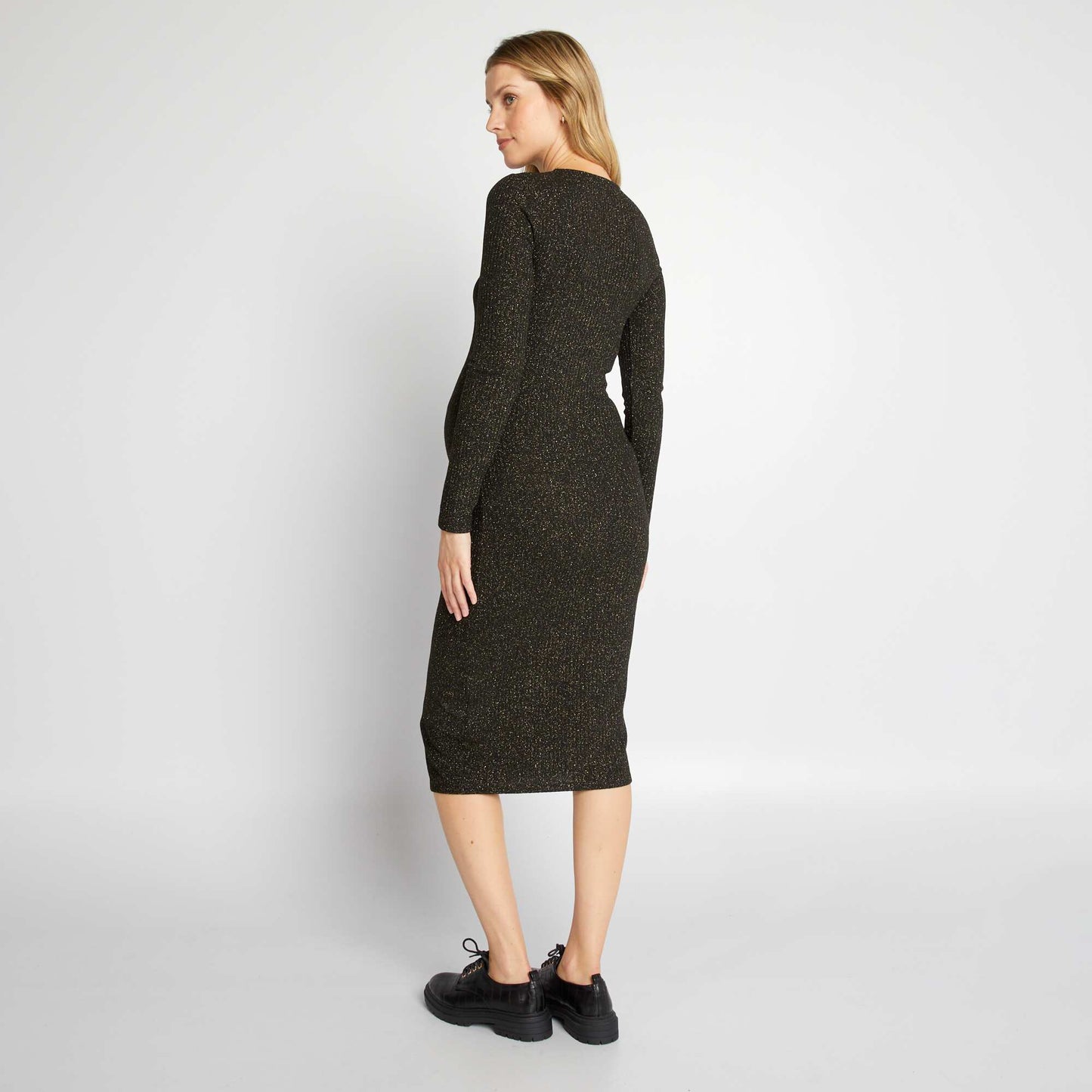 Robe grossesse paillet e Noir