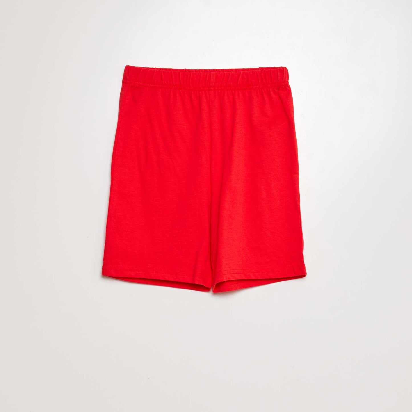 Pyjama court short + t-shirt - 2 pi ces Bleu