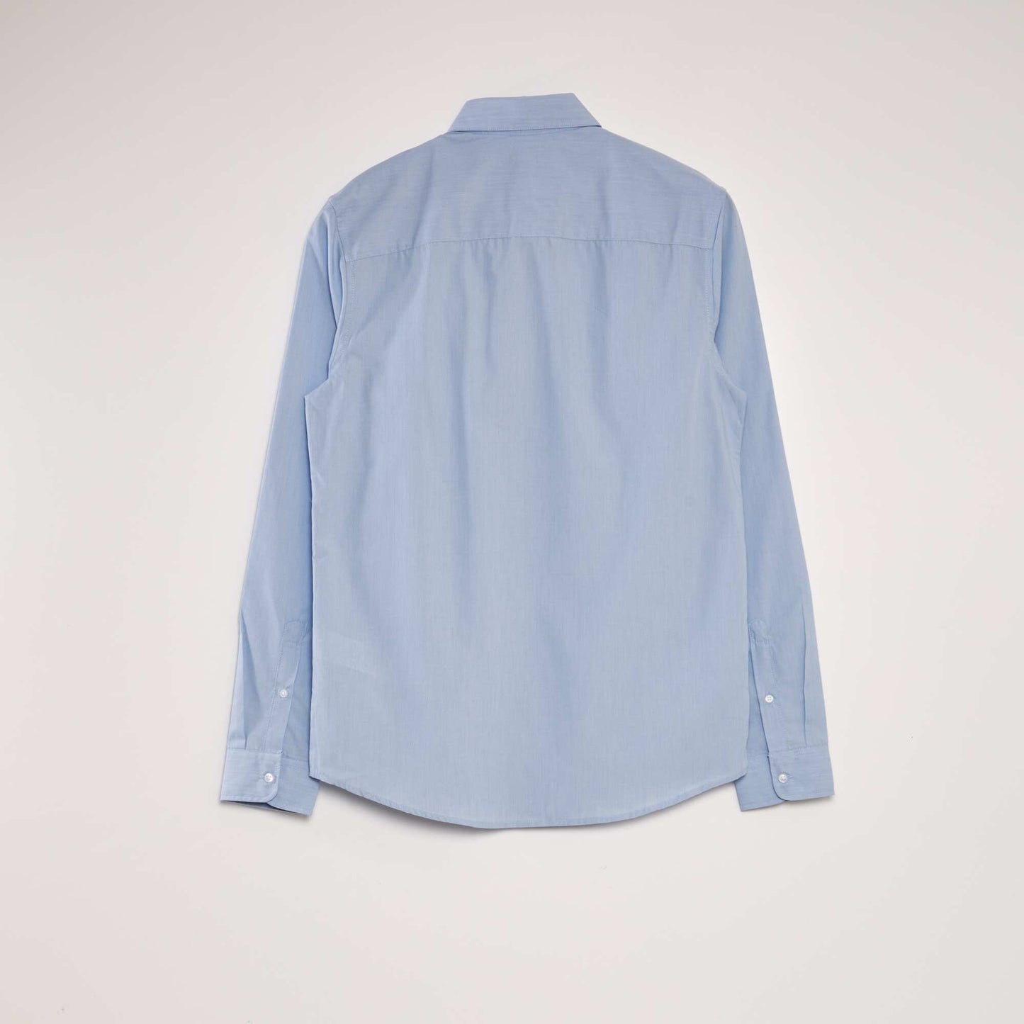 Chemise classique unie Bleu ciel