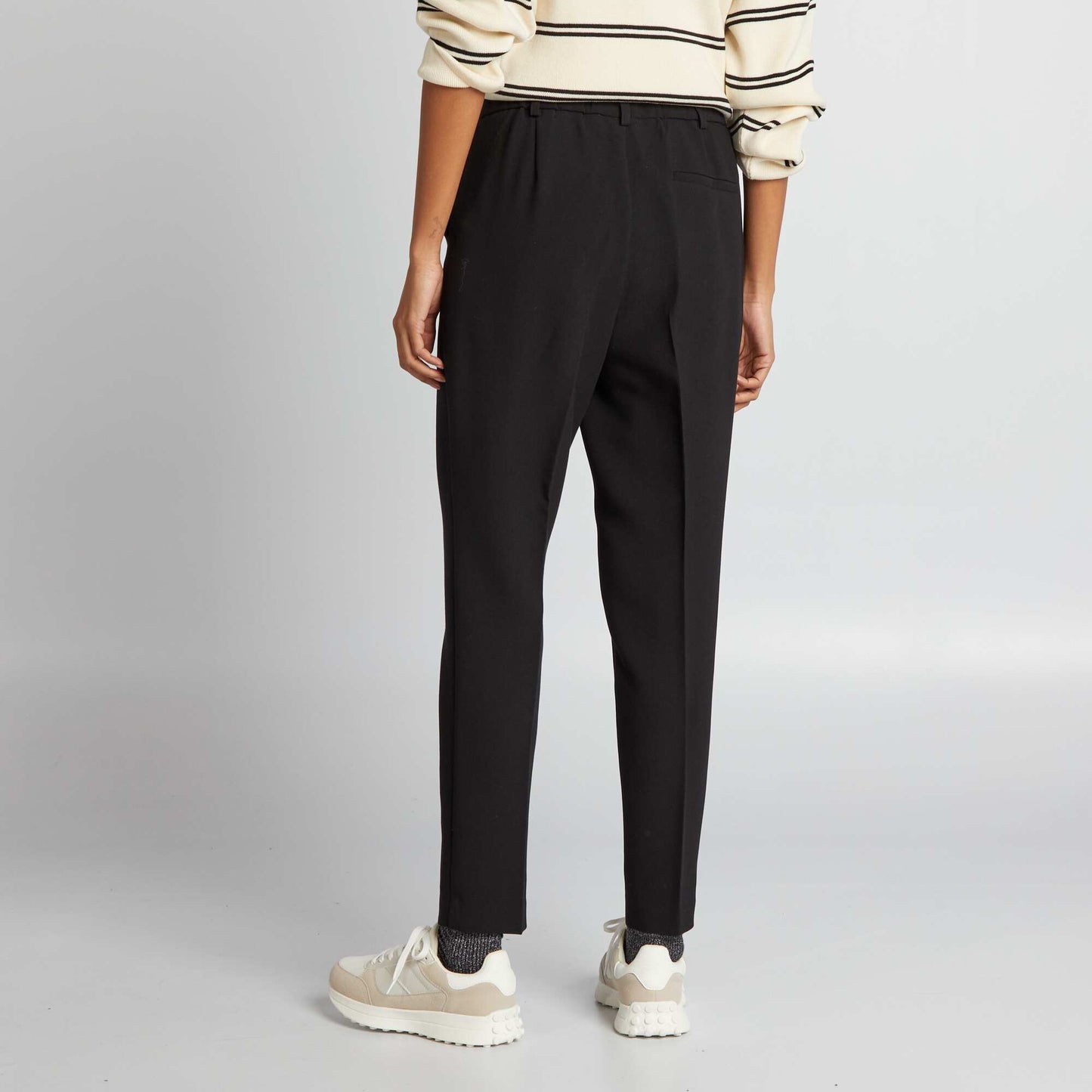 Pantalon cigarette noir