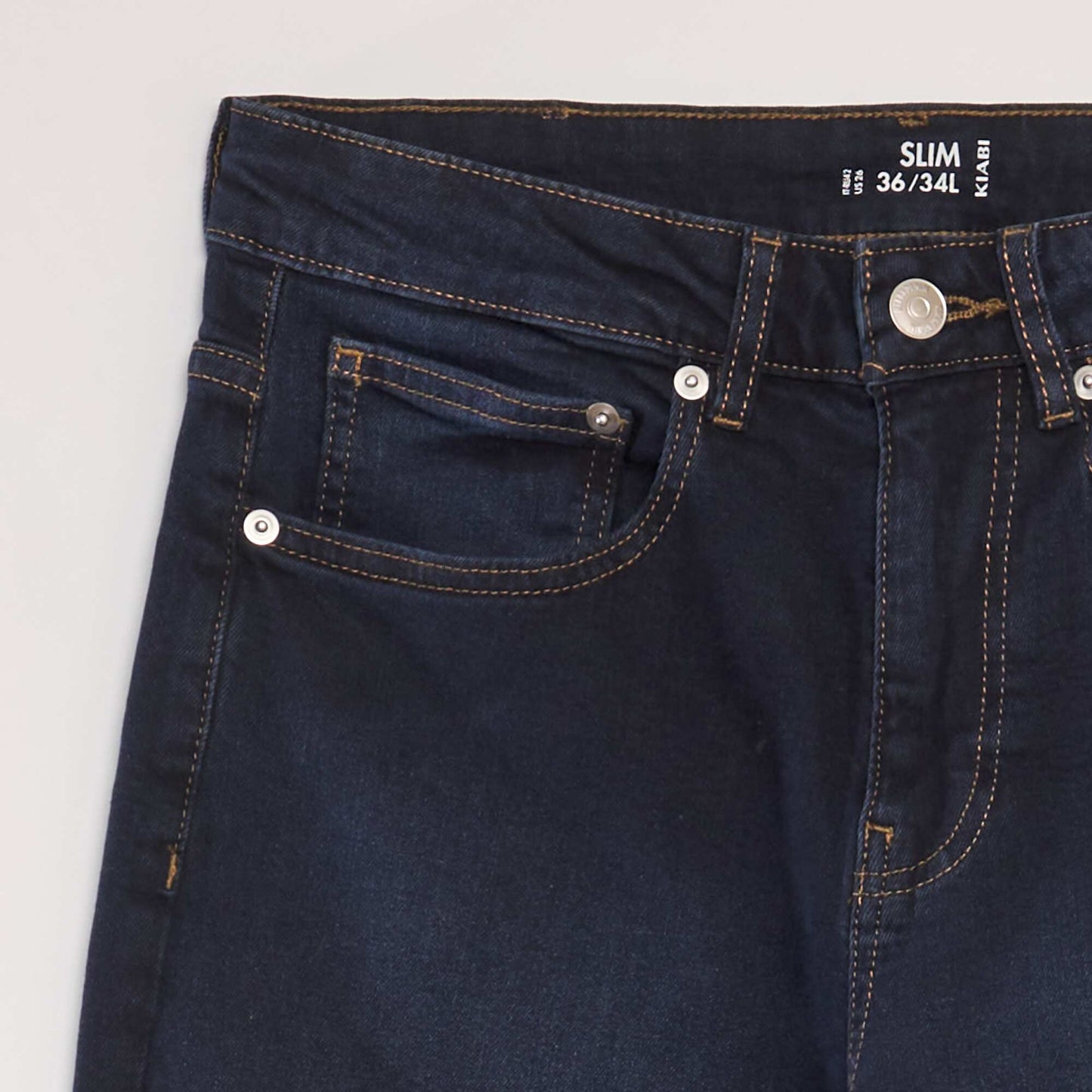 Jean slim 5 poches - L34 Brut