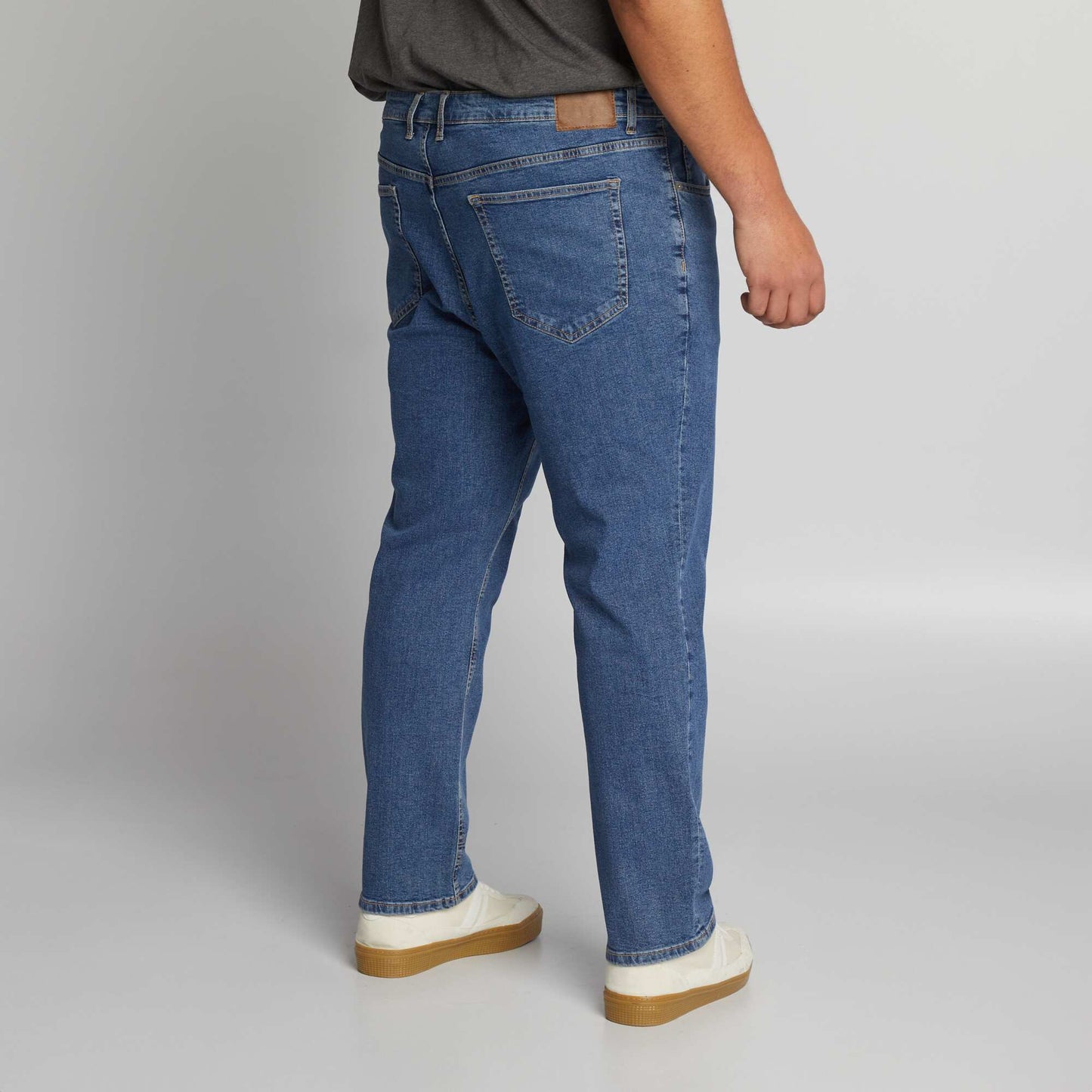 Jean droit 5 poches - L32 Stone