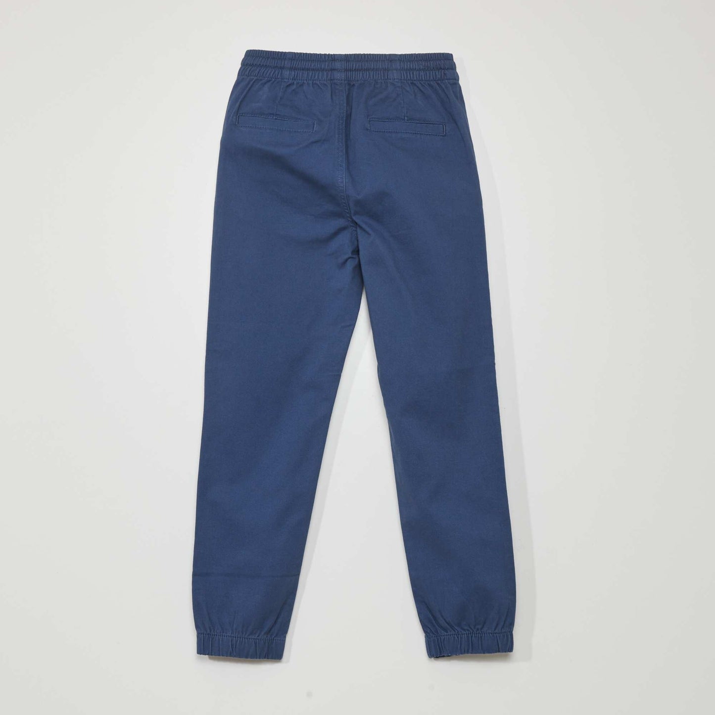 Pantalon jogger avec taille lastiqu e Bleu marine