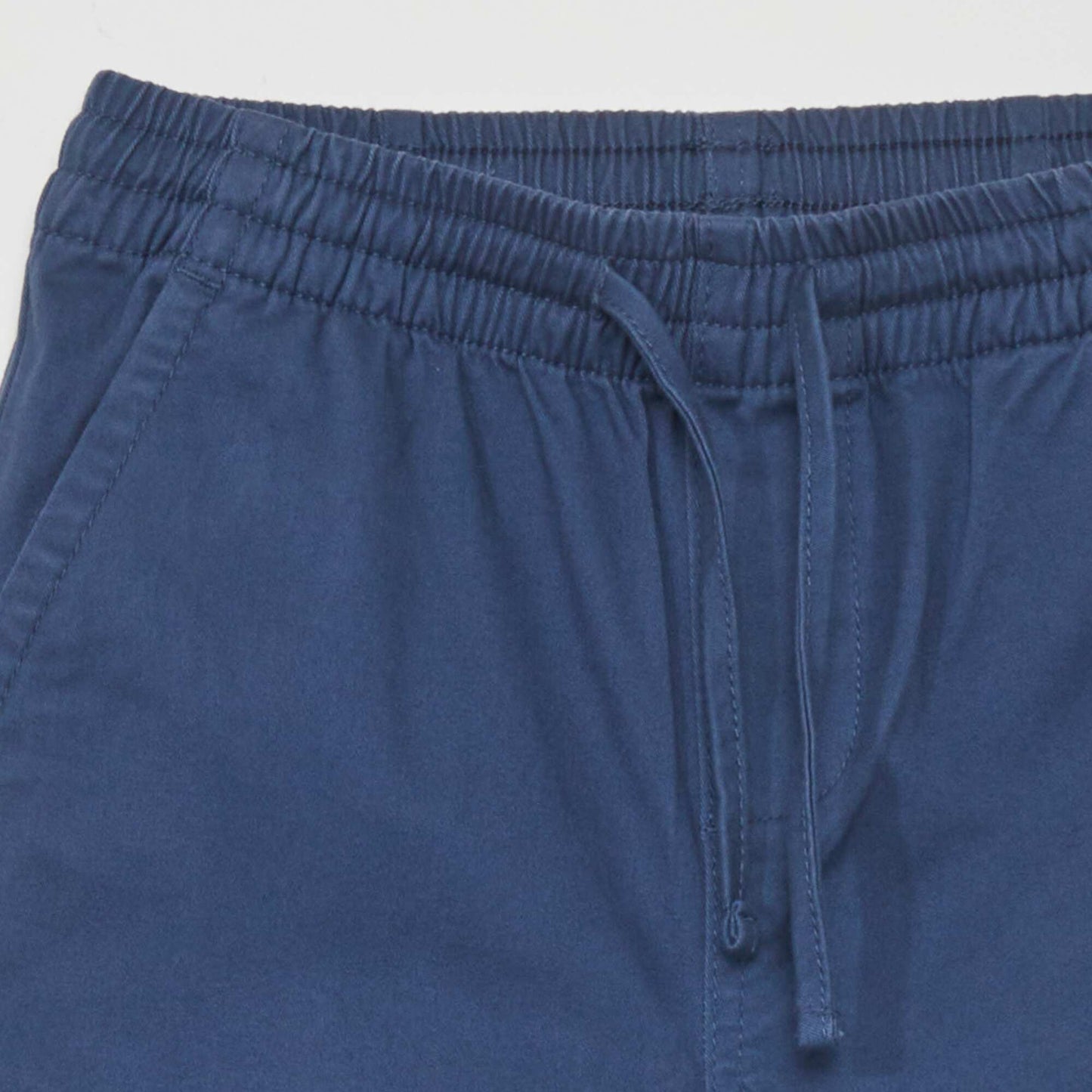 Pantalon jogger avec taille lastiqu e Bleu marine