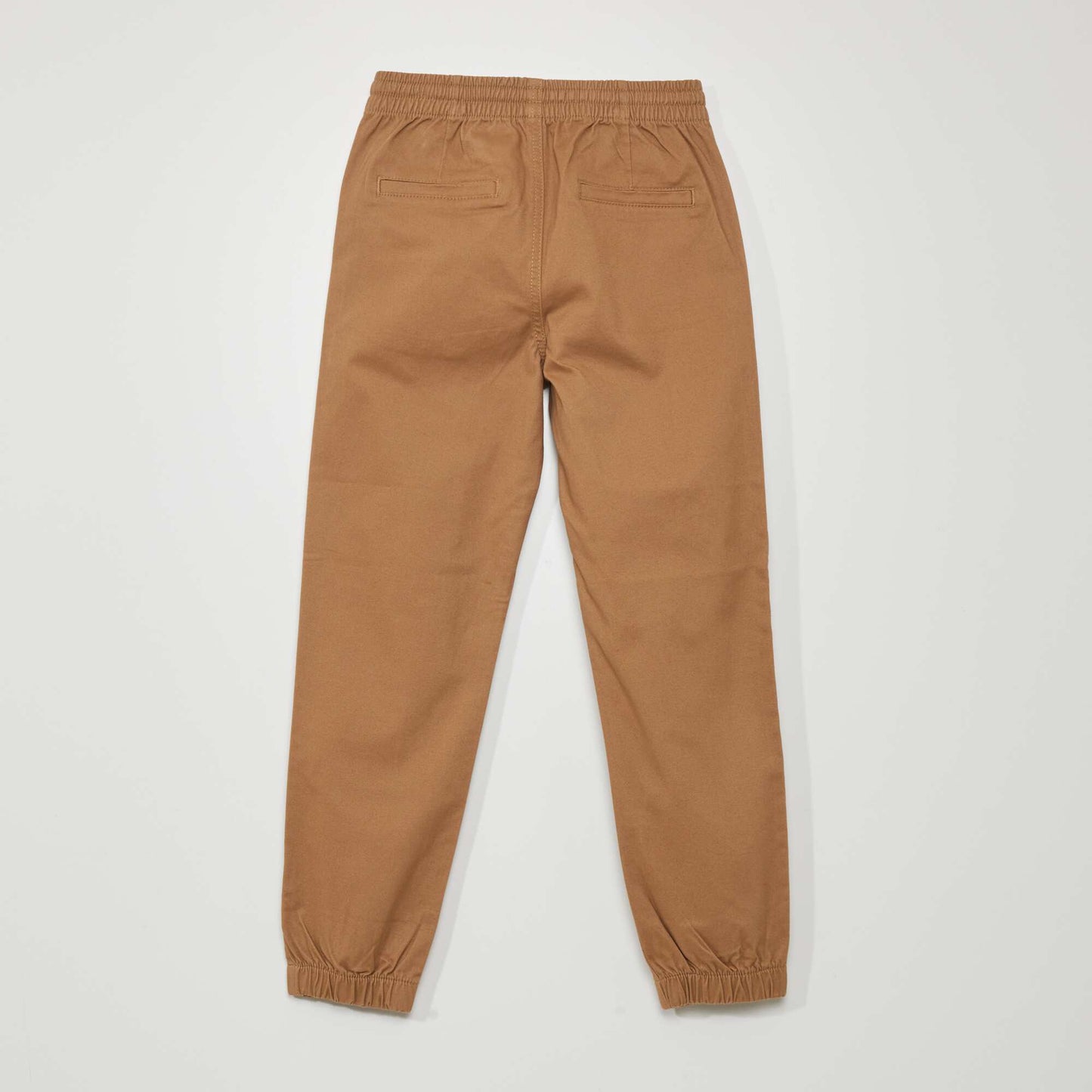 Pantalon jogger avec taille lastiqu e Beige