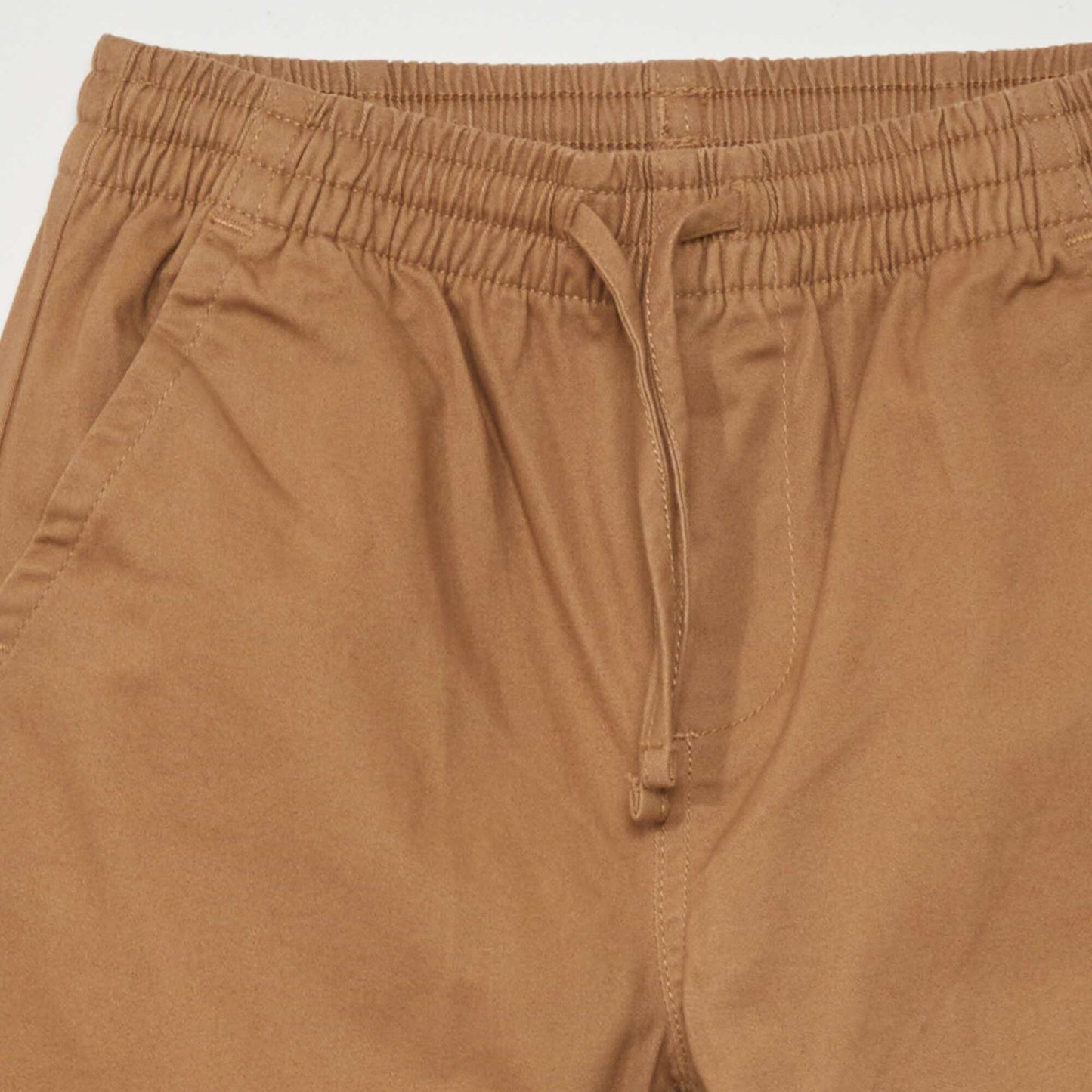 Pantalon jogger avec taille lastiqu e Beige