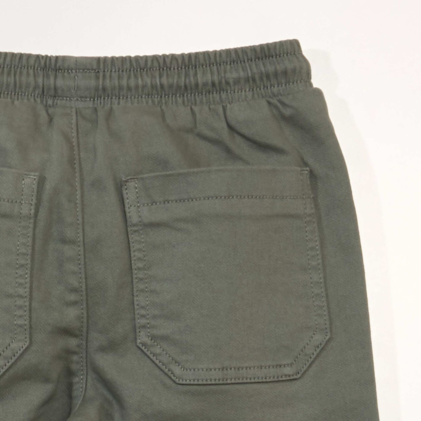 Pantalon chino esprit jogging Kaki