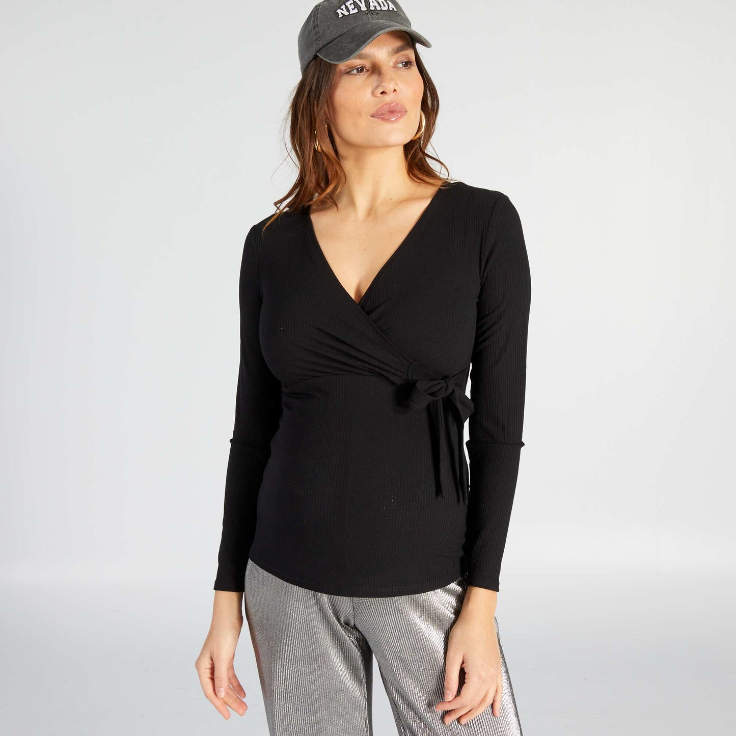 T-shirt d'allaitement noir