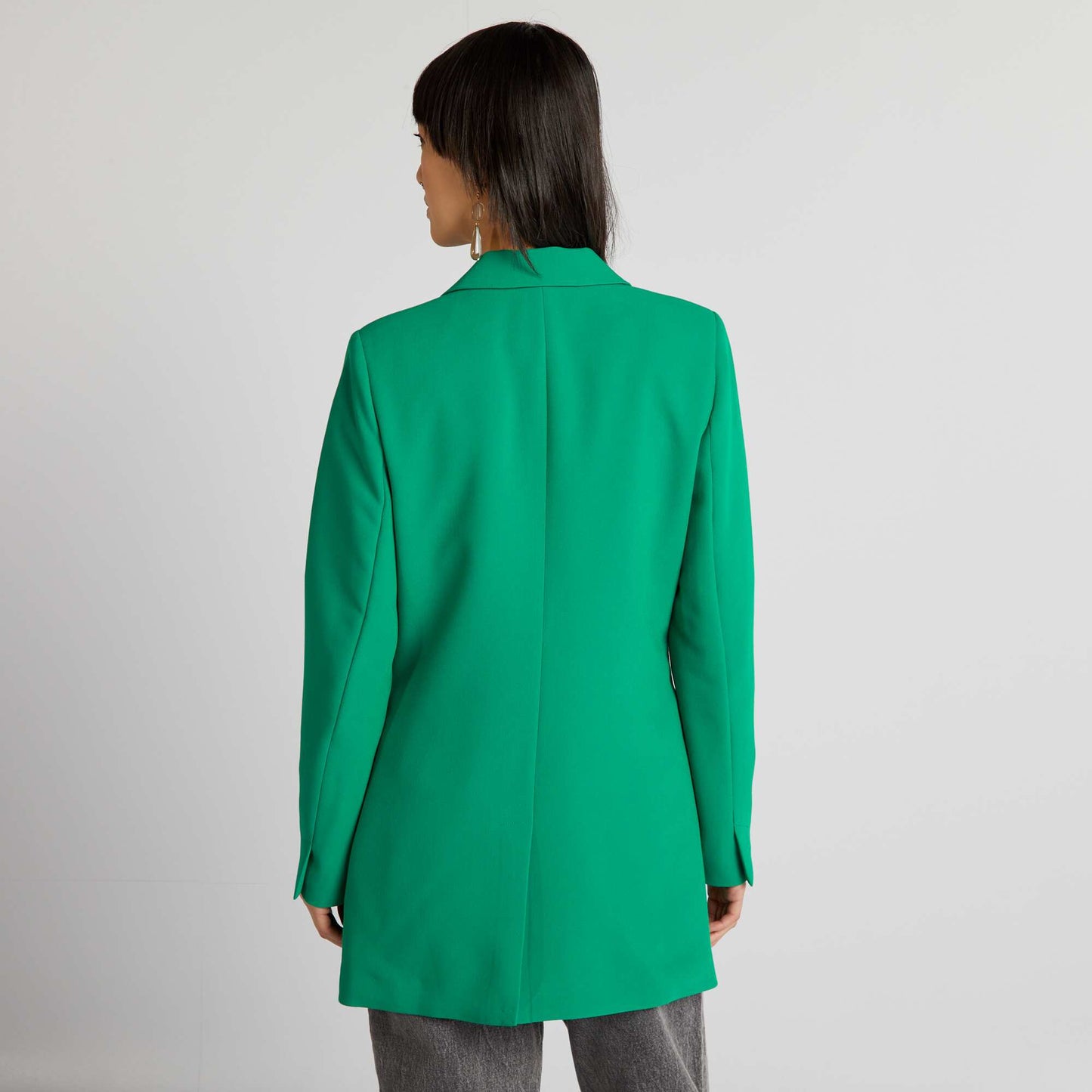 Veste longue de tailleur Vert