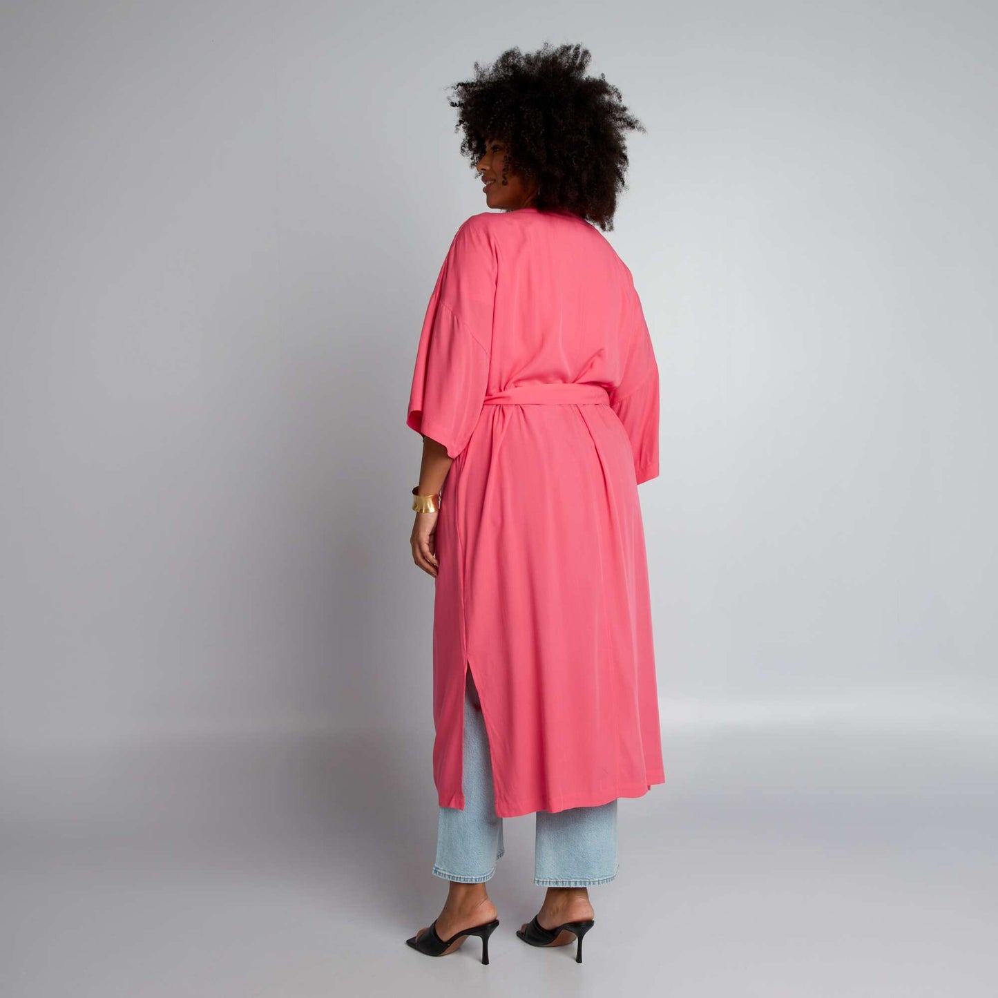 Kimono long Rose