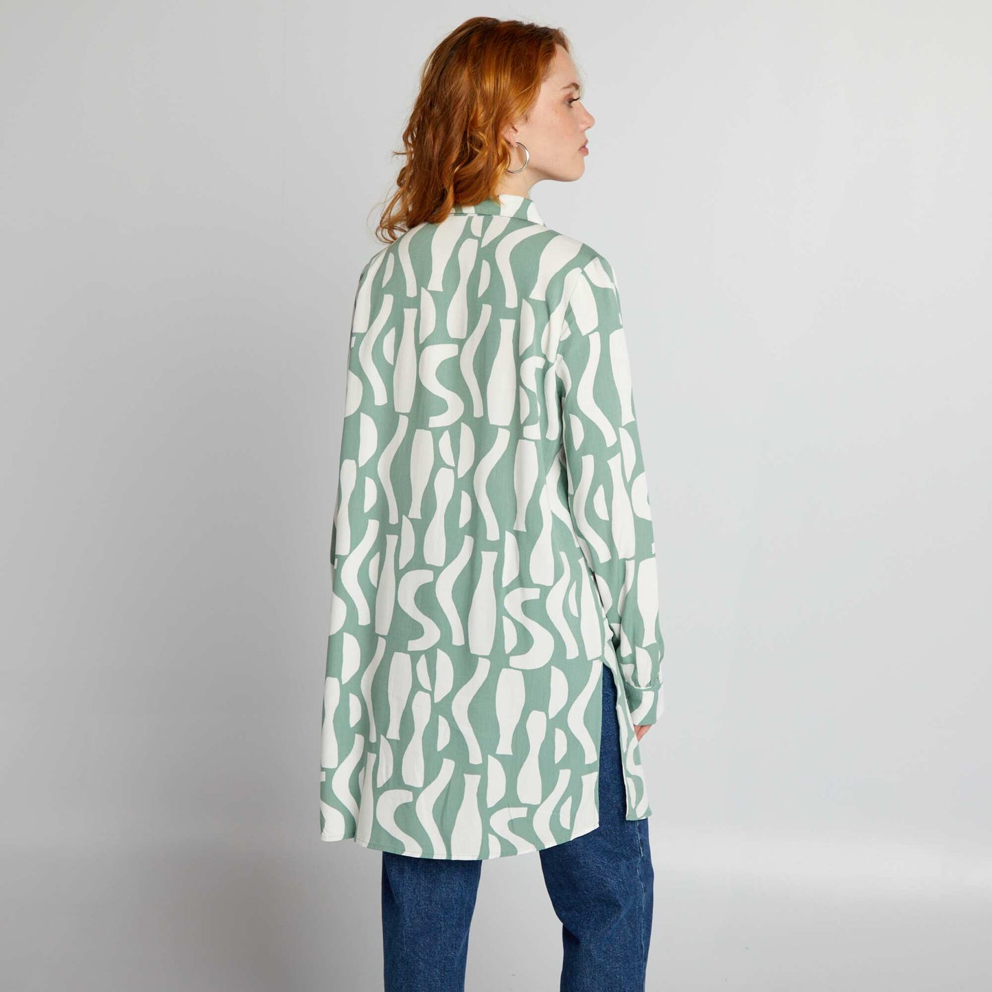 Chemisier long Vert