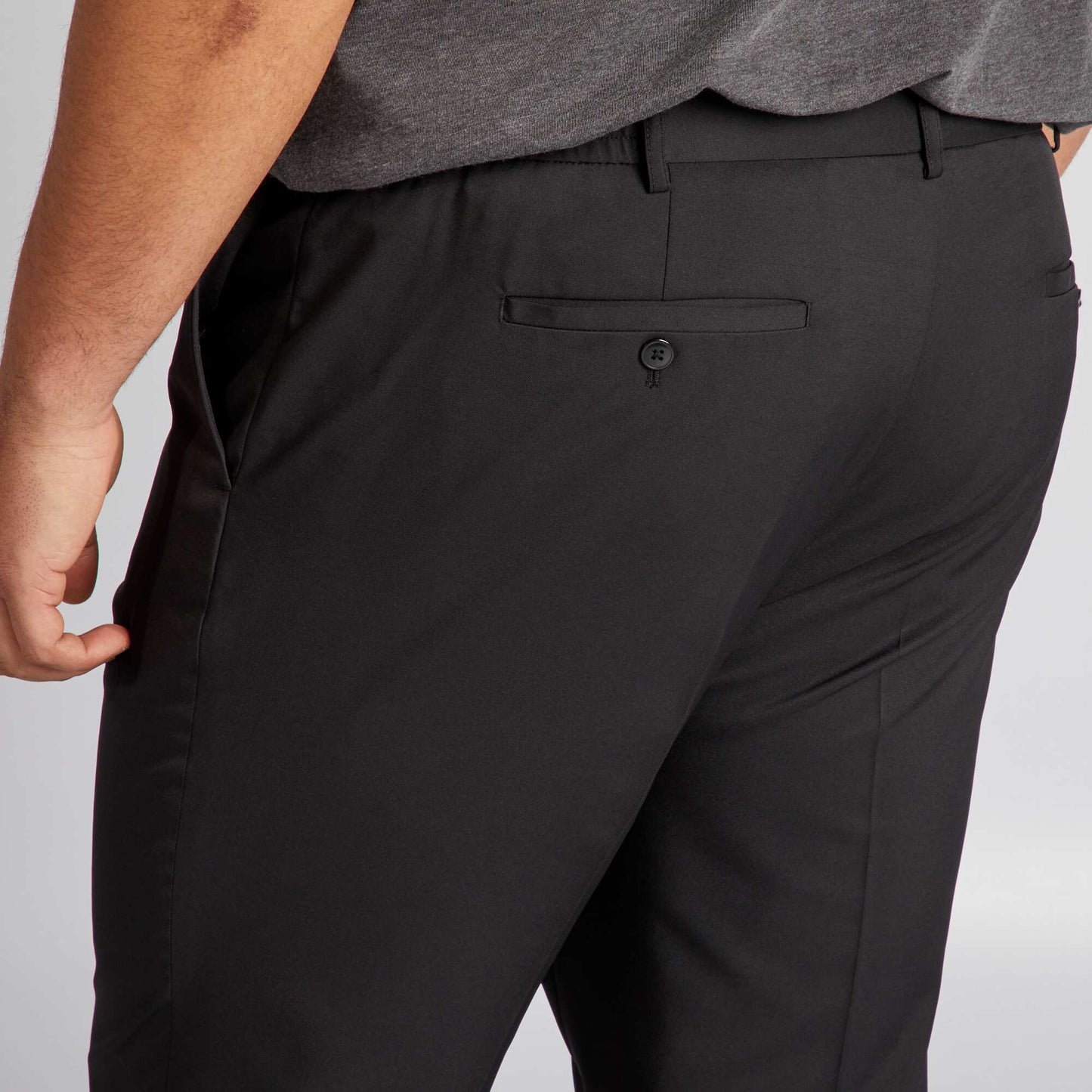 Pantalon de costume slim noir
