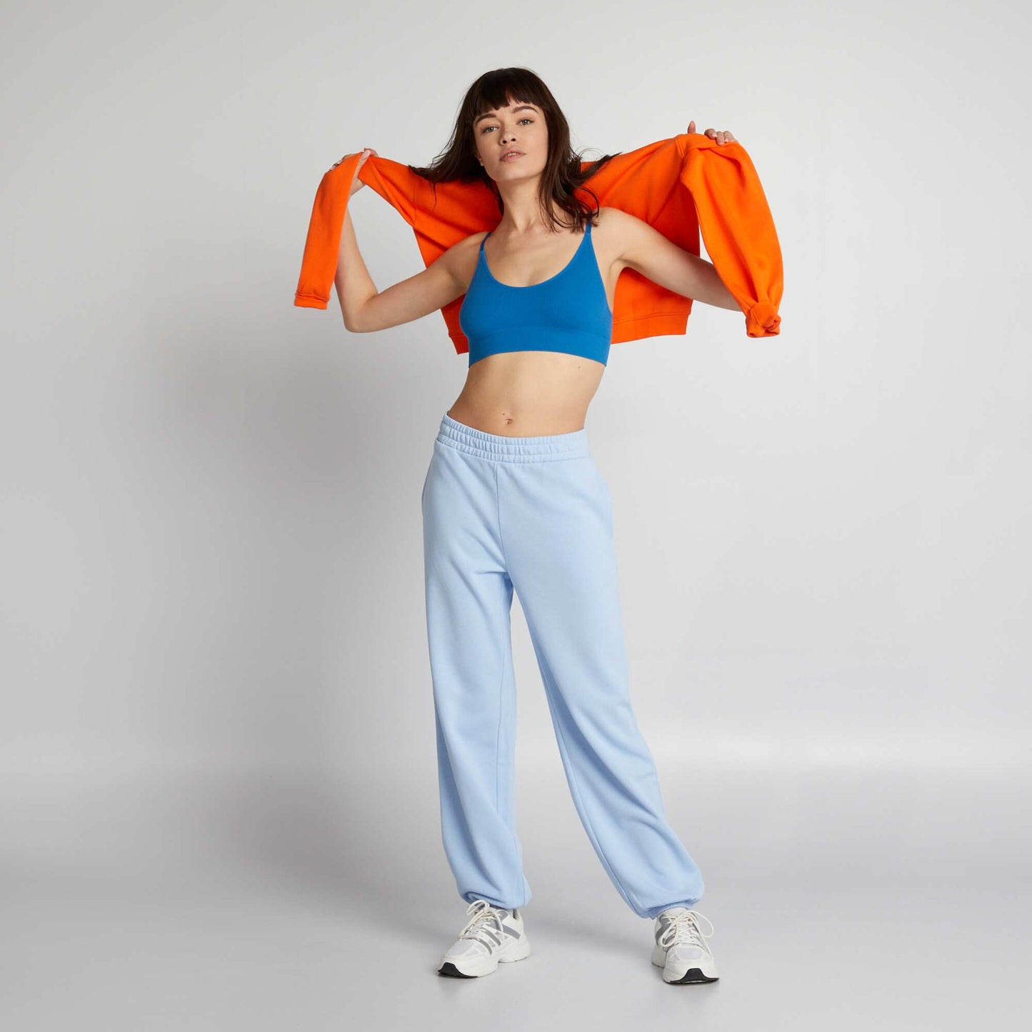 Jogging en molleton Bleu