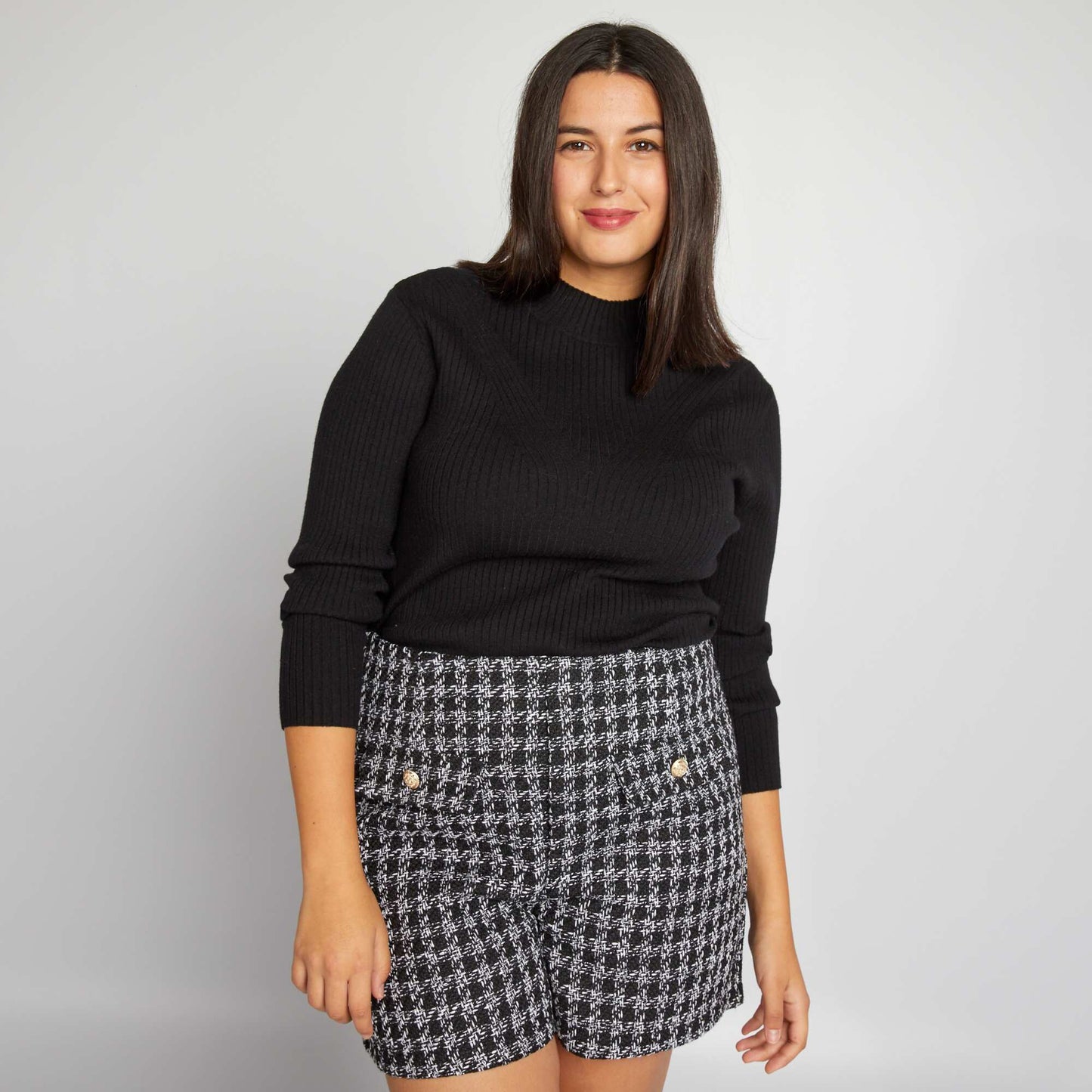 Pull c tel col montant noir