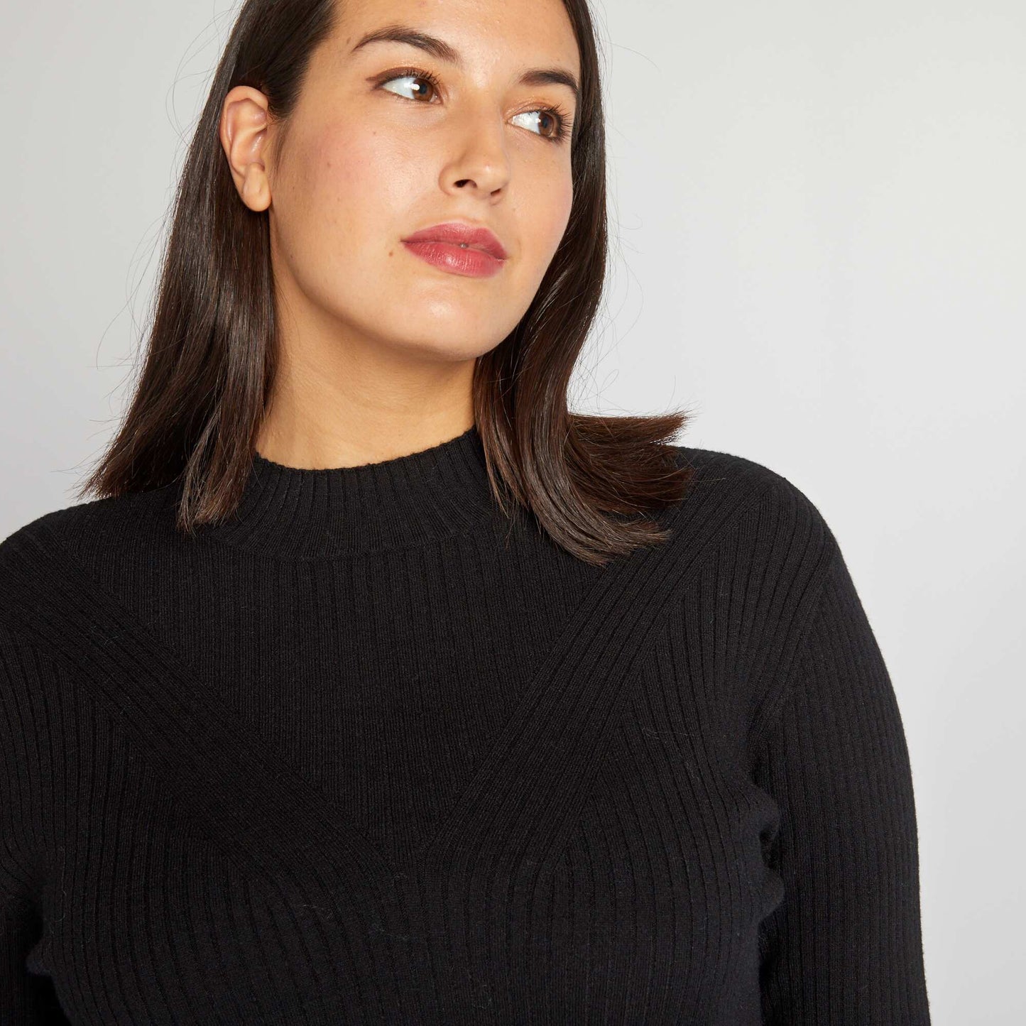 Pull c tel col montant noir