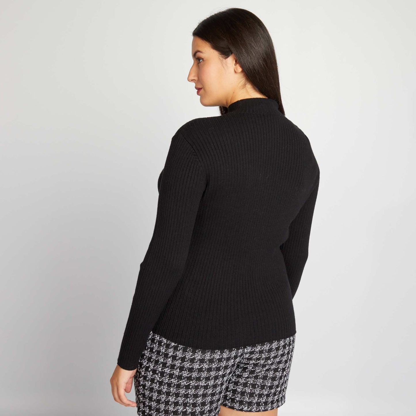 Pull c tel col montant noir