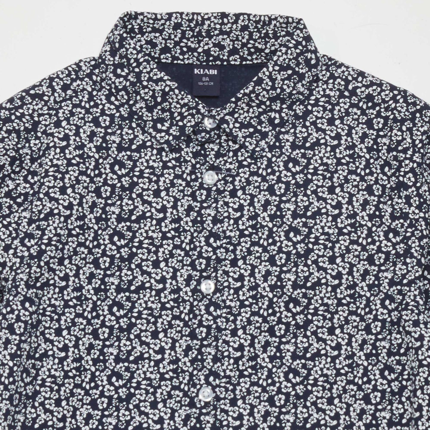 Chemise en popeline Fleuri