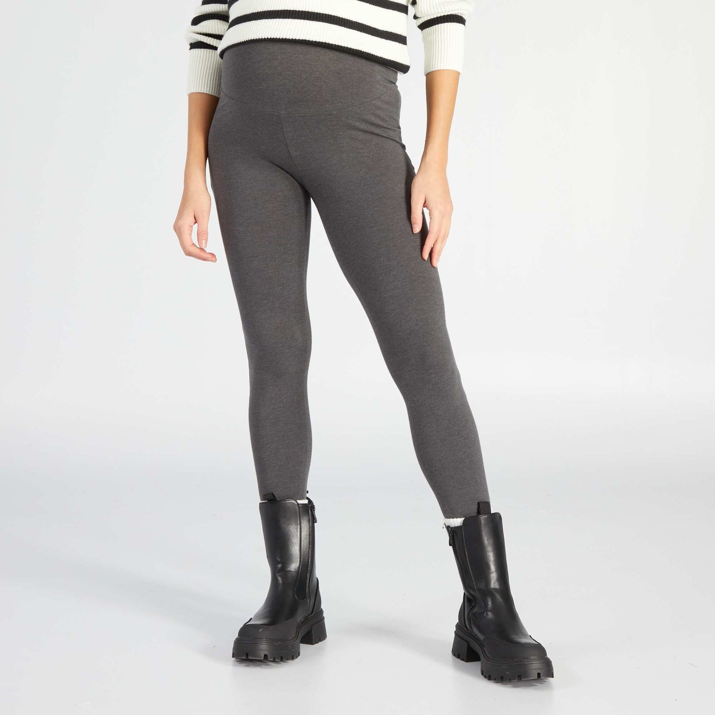 Legging maternit Gris