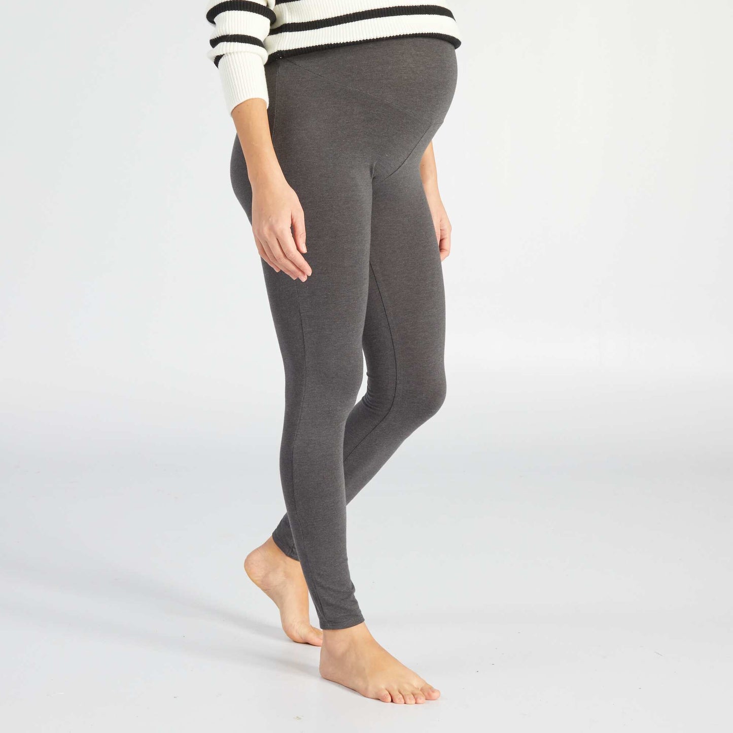 Legging maternit Gris